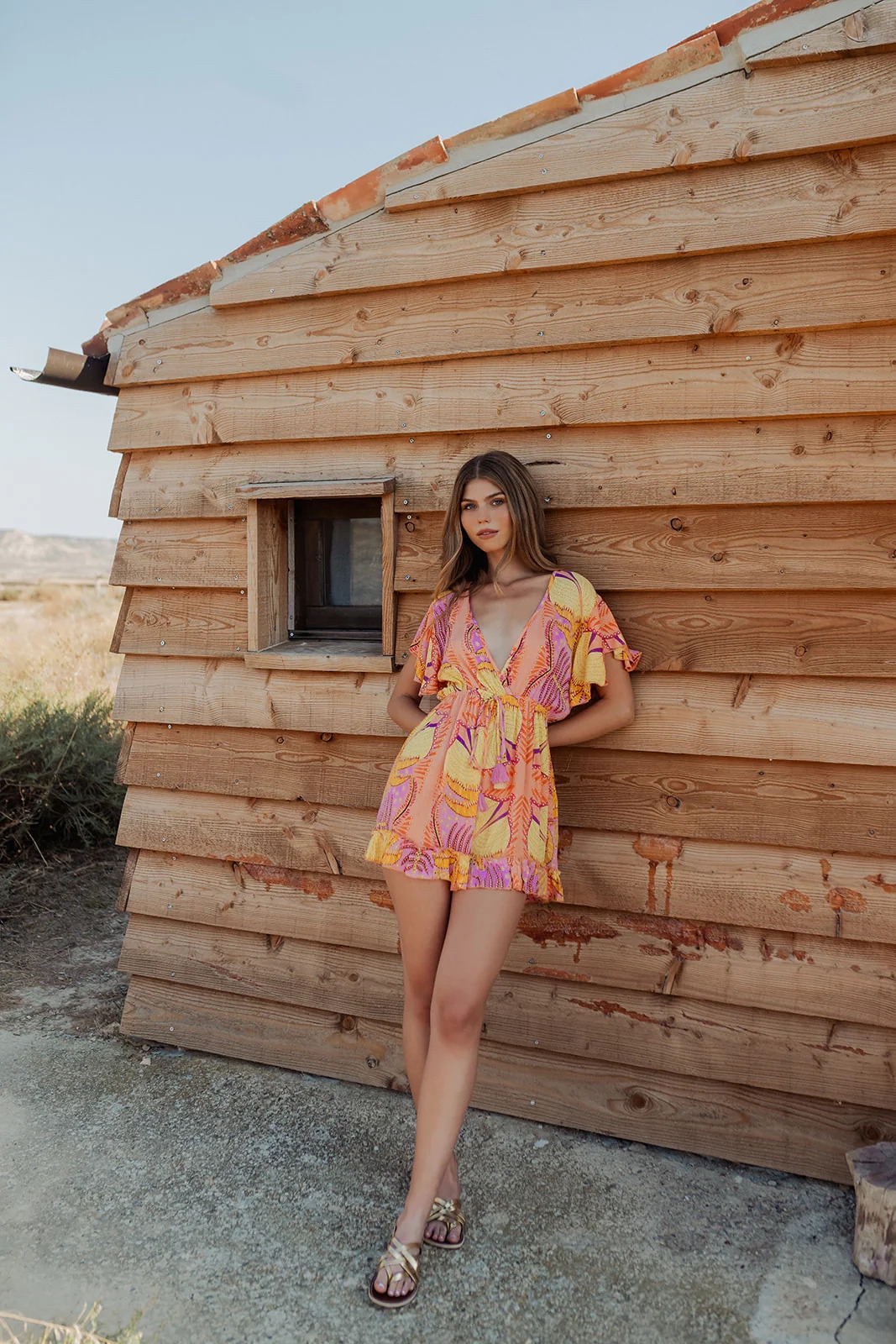 PITI CUITI Printed Short Jumpsuit