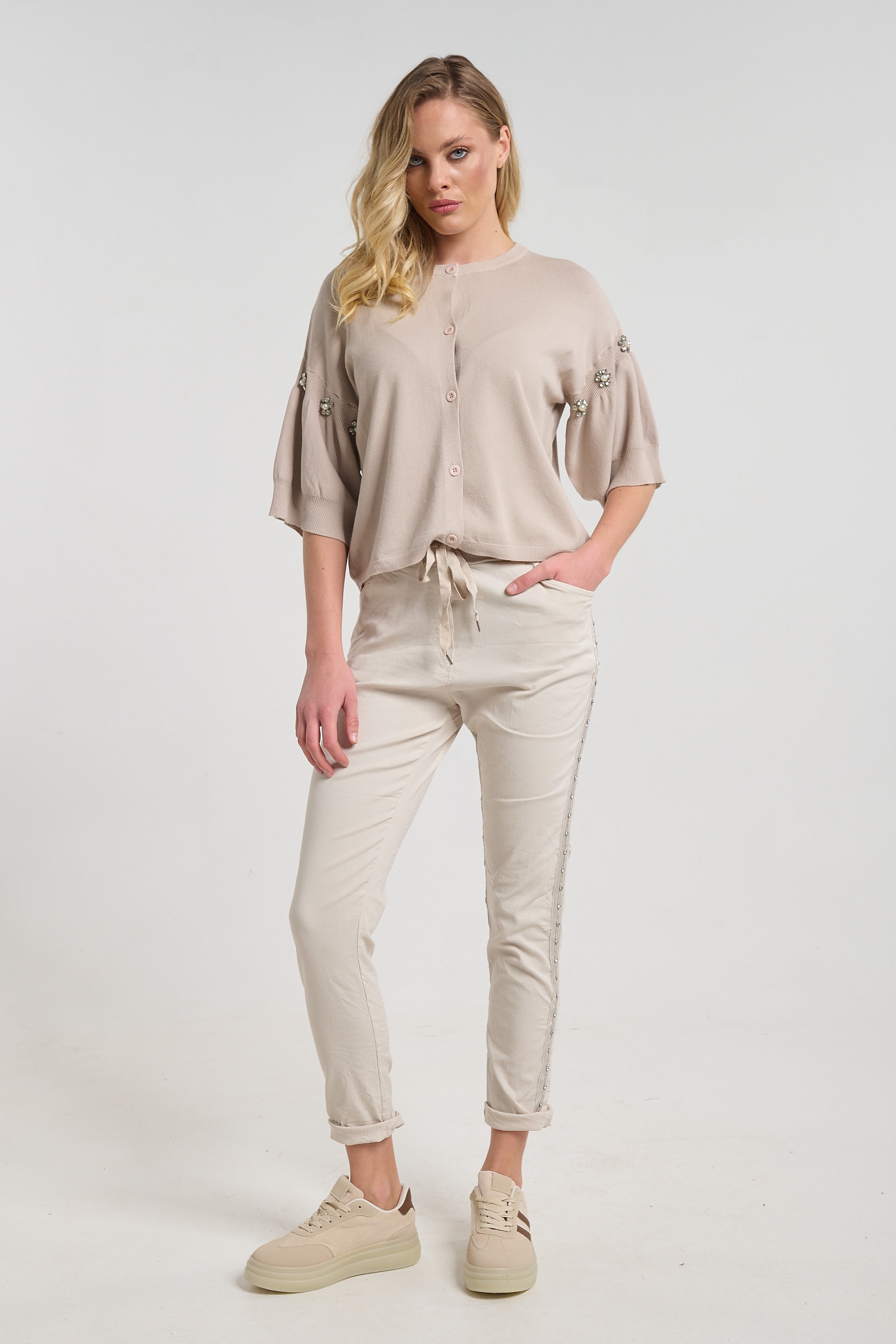 Παντελόνι Ελαστικό Με Strass Τρέσα