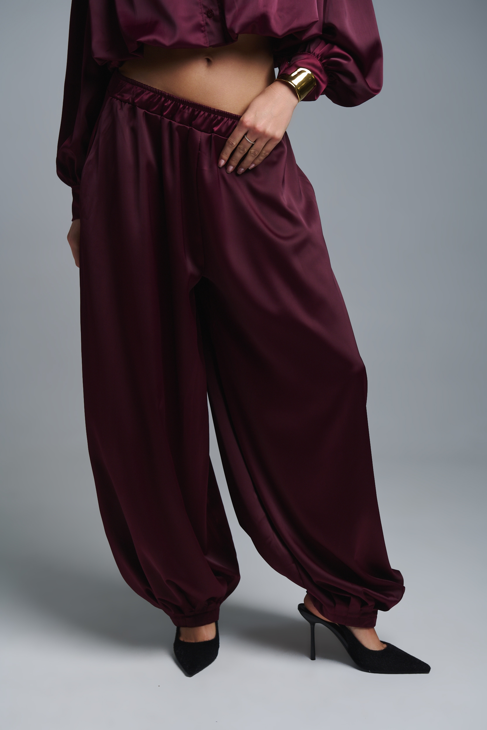 Παντελόνι Σατέν Balloon