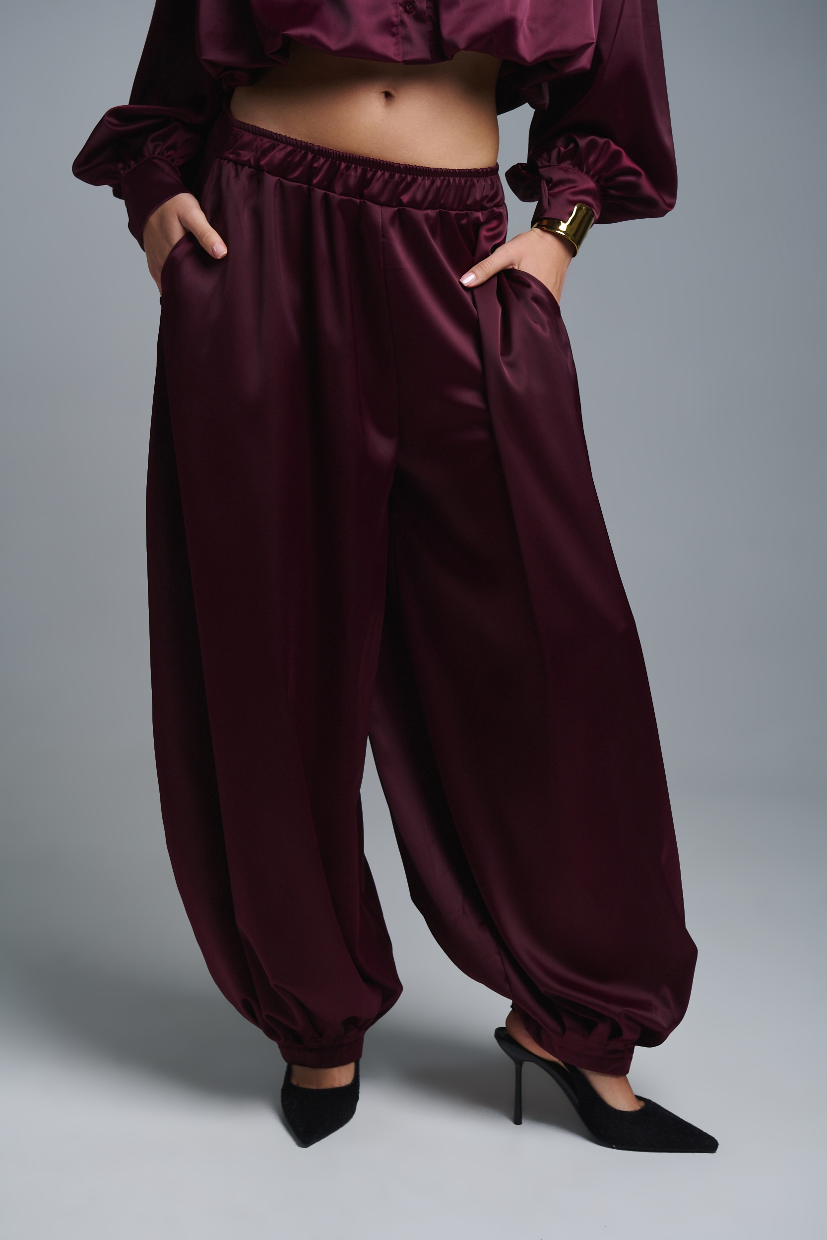 Παντελόνι Σατέν Balloon