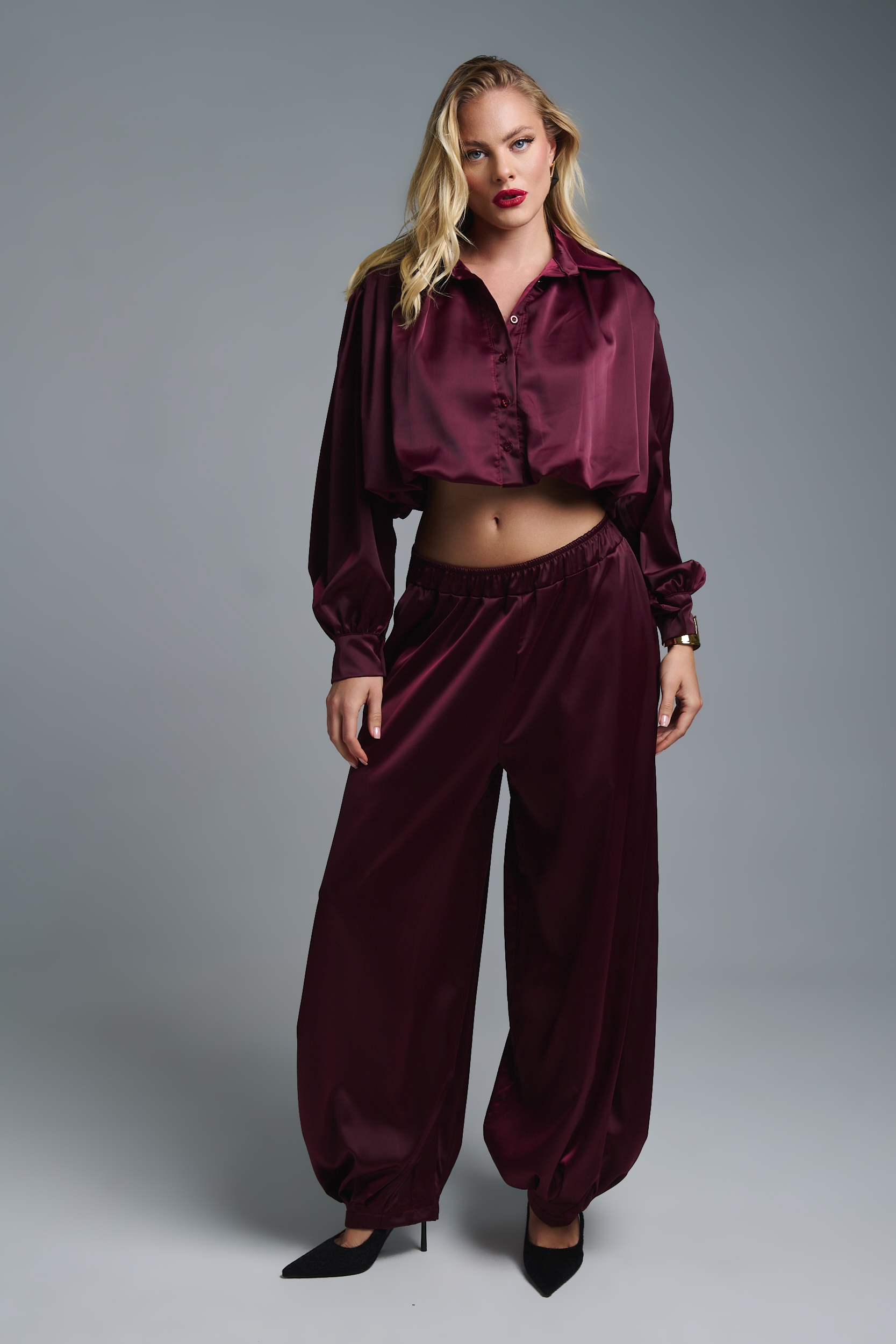 Παντελόνι Σατέν Balloon