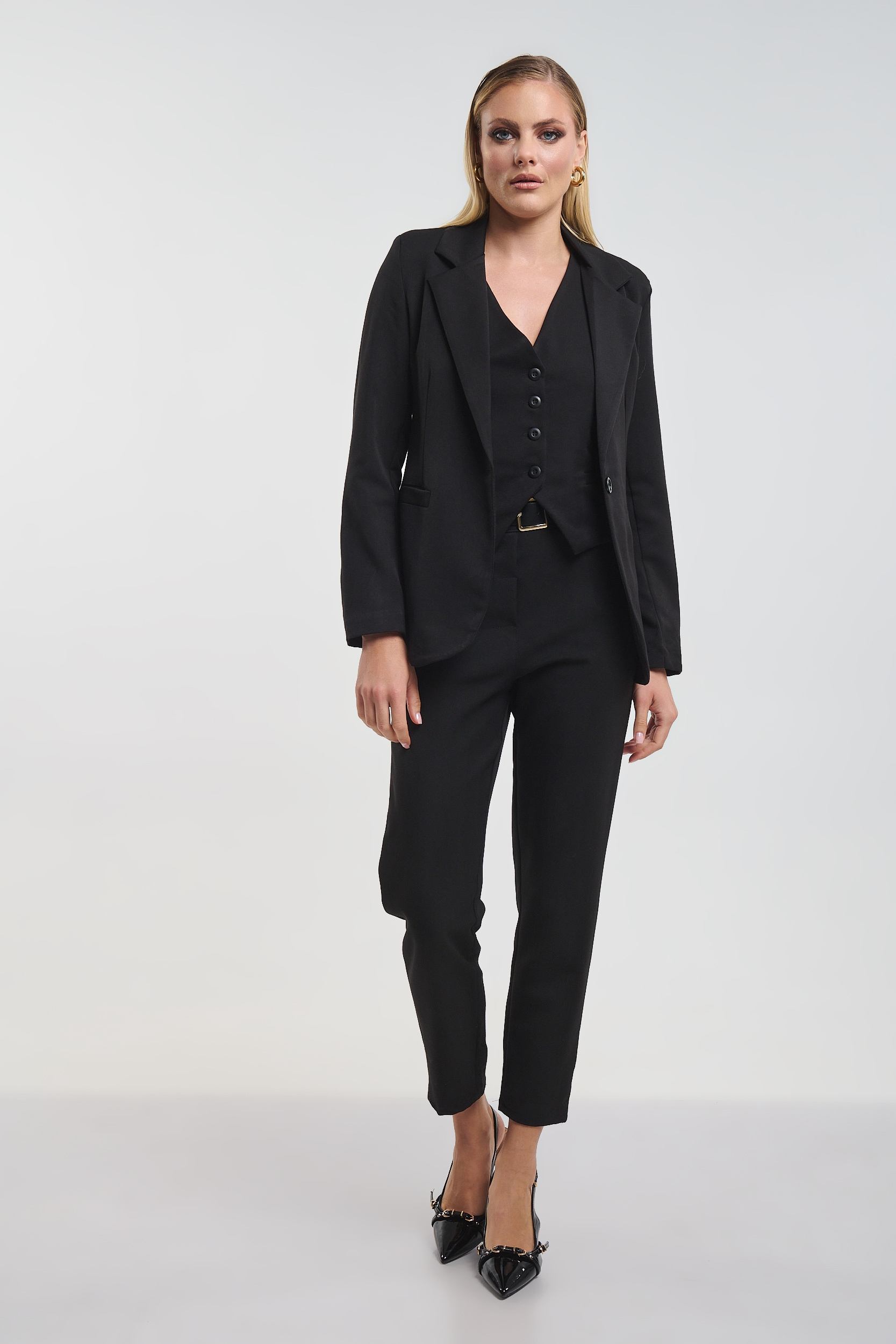 Παντελόνι Με Λάστιχο και Ζώνη