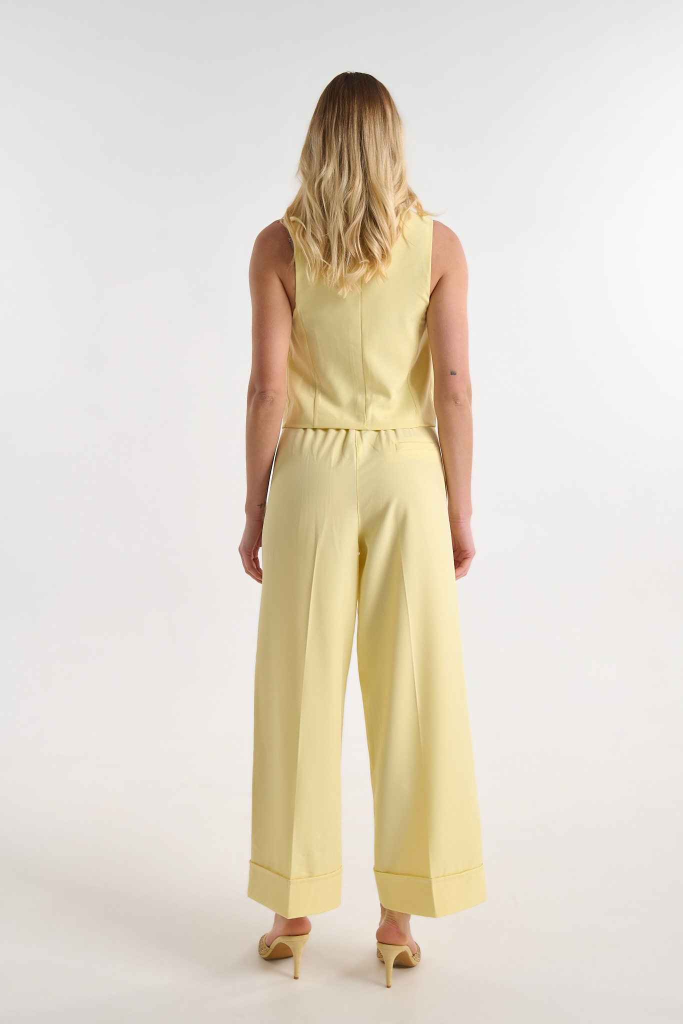 Tailored Suit Vest with Button Closure