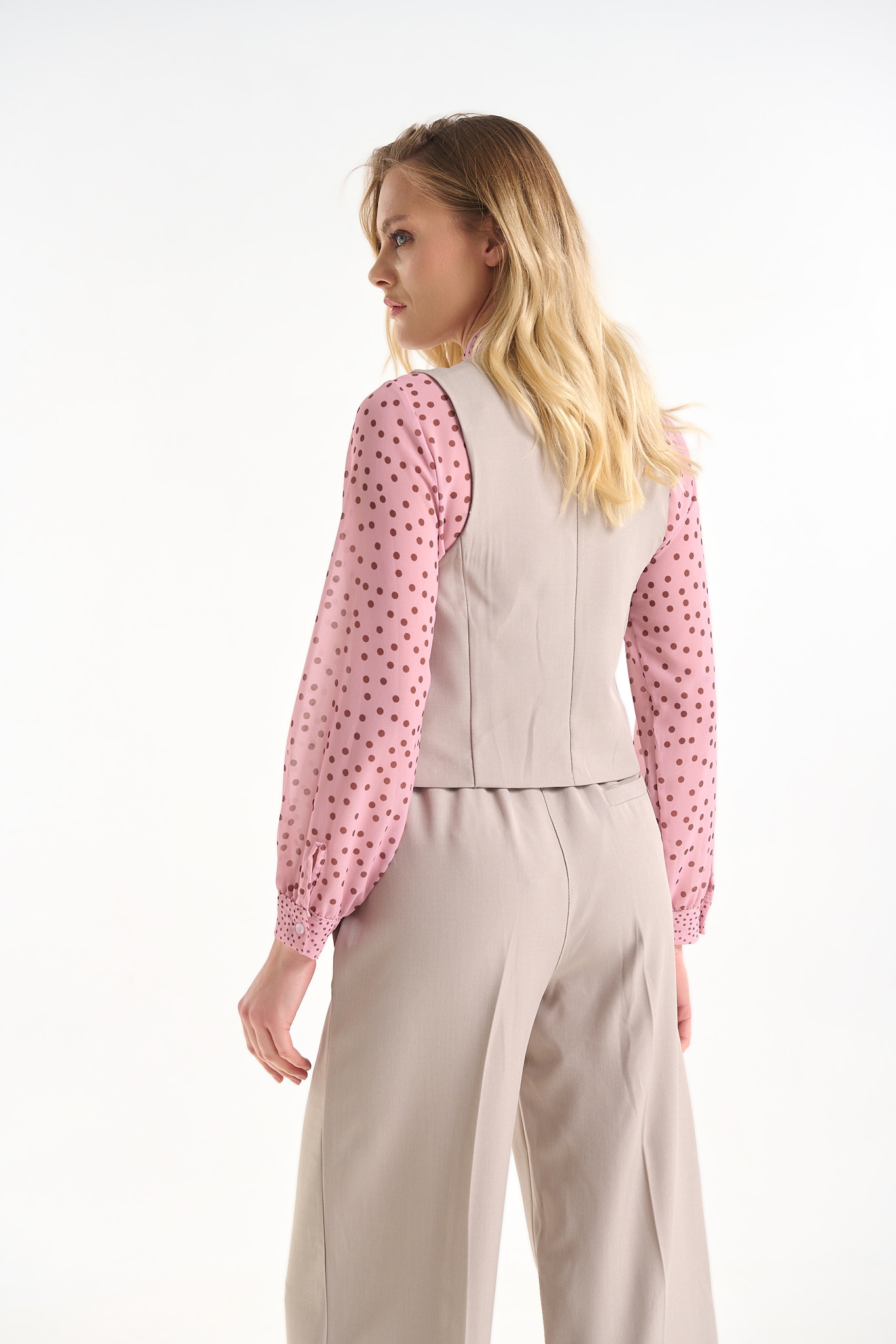 Γιλέκο Κοστουμιού Με Κουμπιά Και Tailored Γραμμή