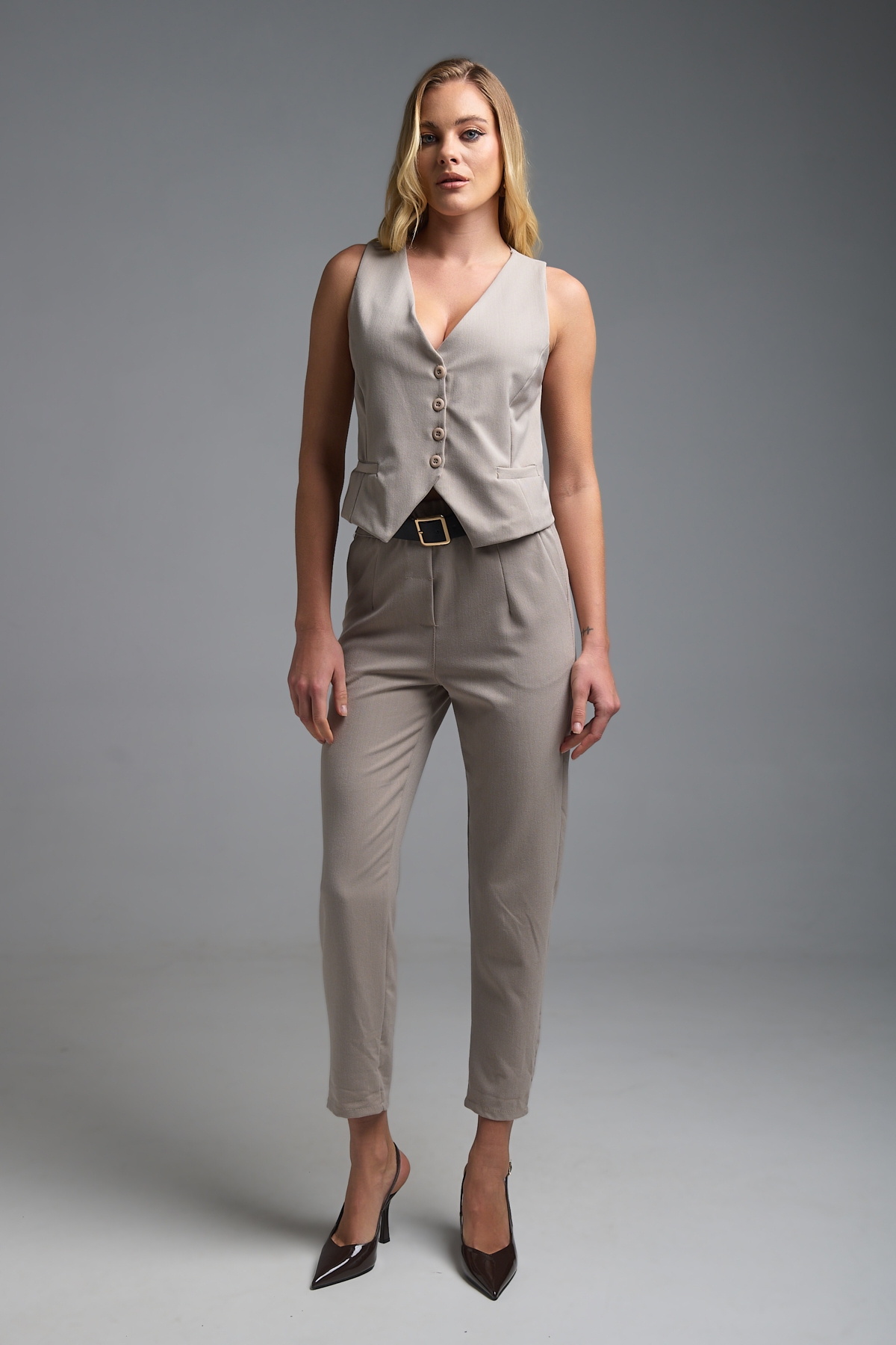 Γιλέκο Tailored με Κουμπιά