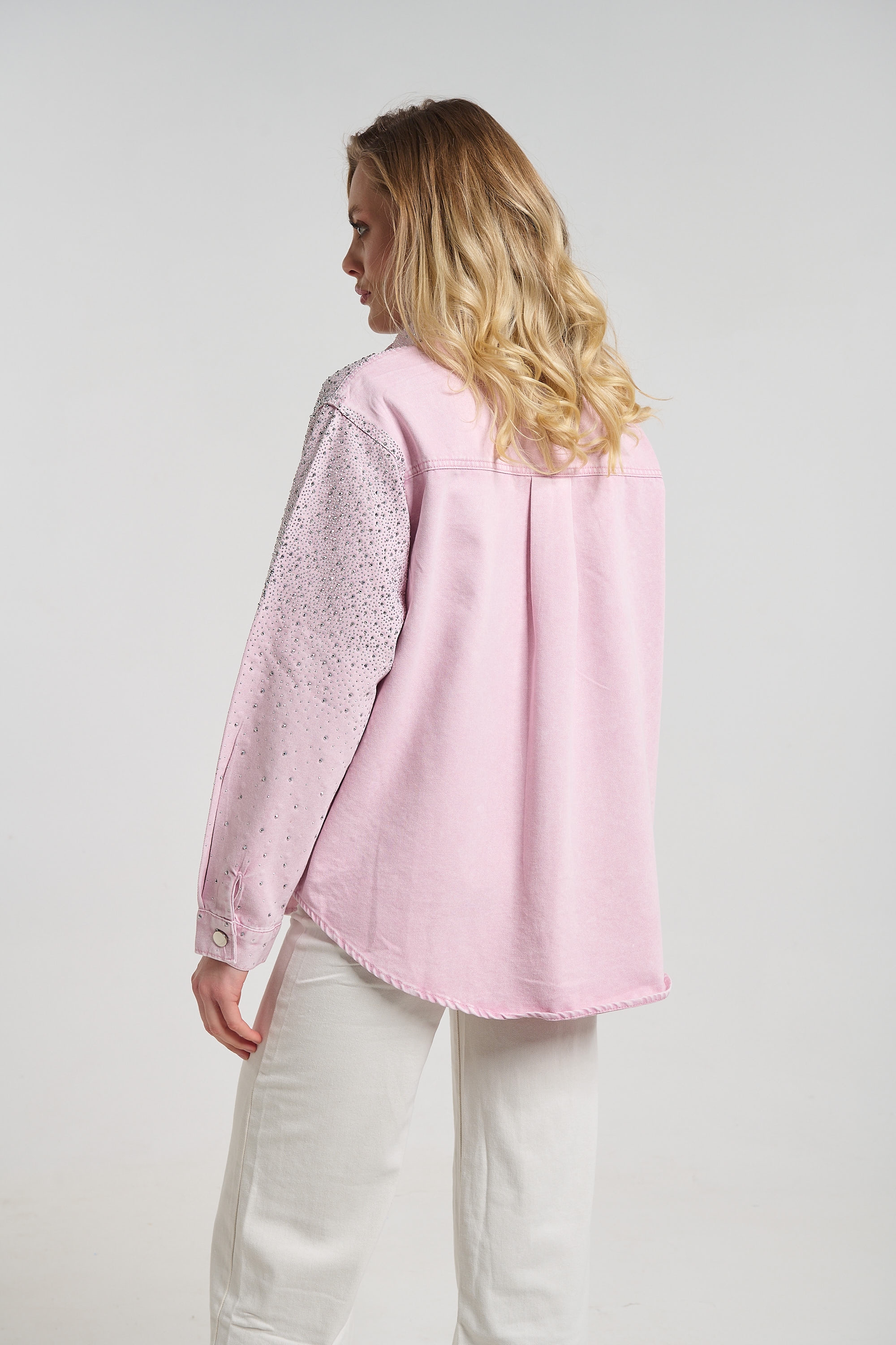 Πουκάμισο Τζιν Με Στρας 