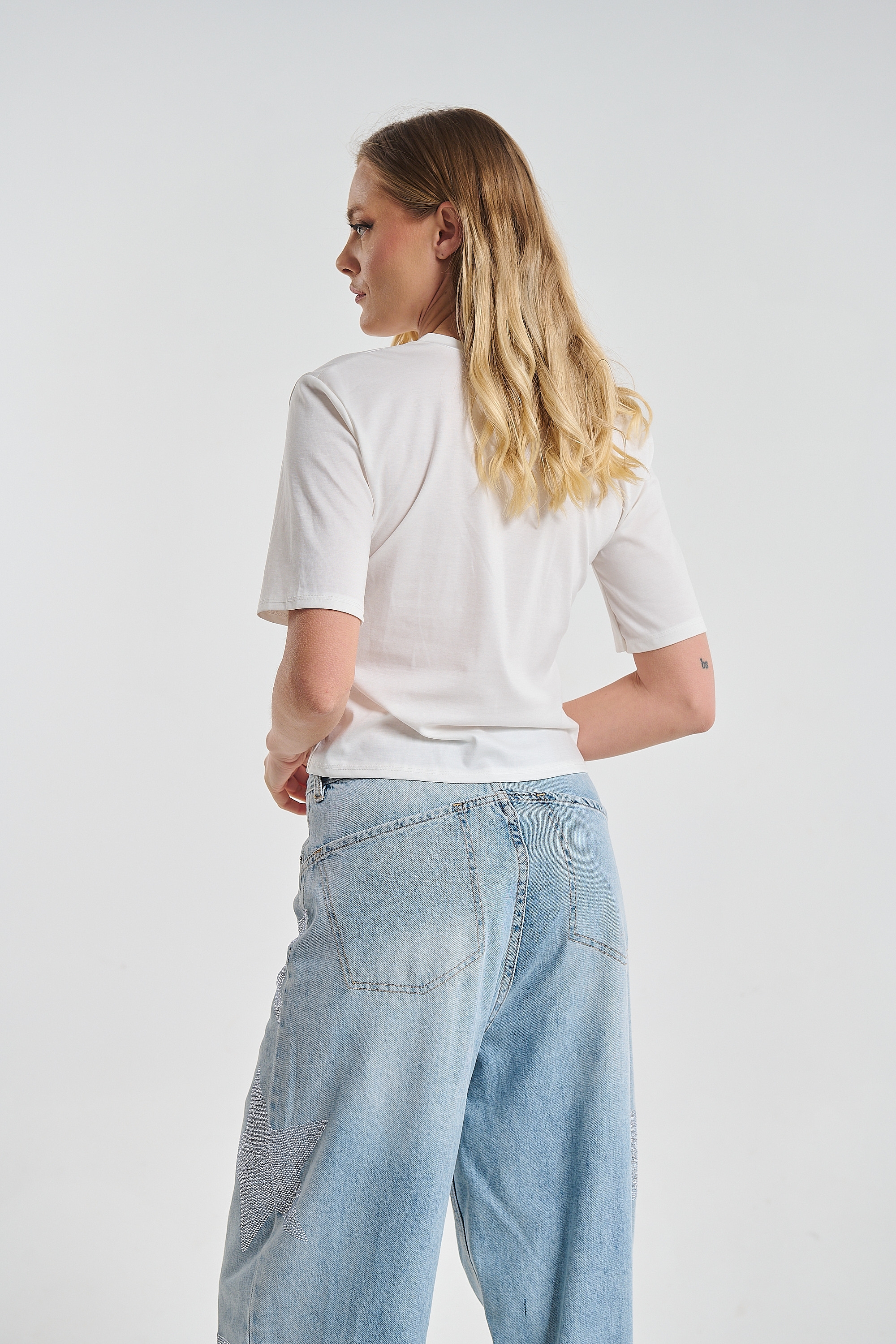 Top With Corset Seam Detail