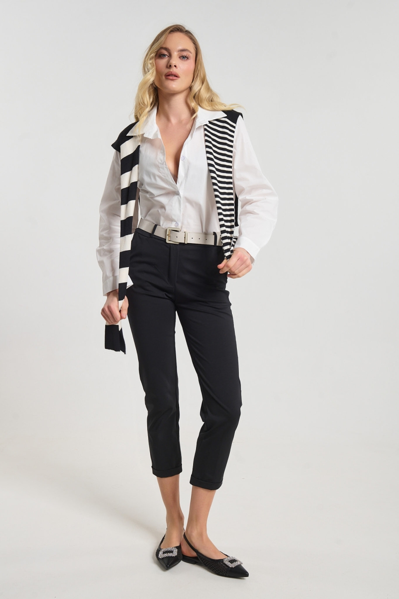 Πουκάμισο Με Layered Πλεκτό Look