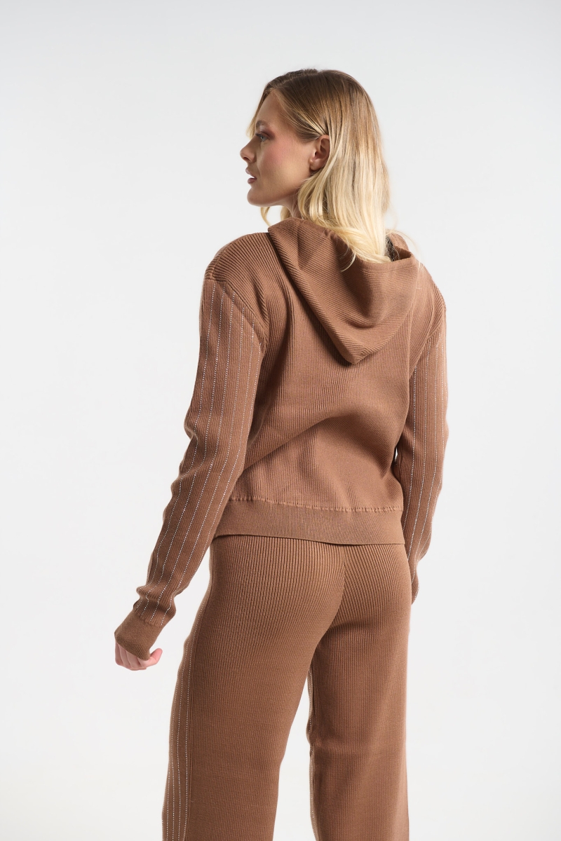 Knit Set with Rhinestones
