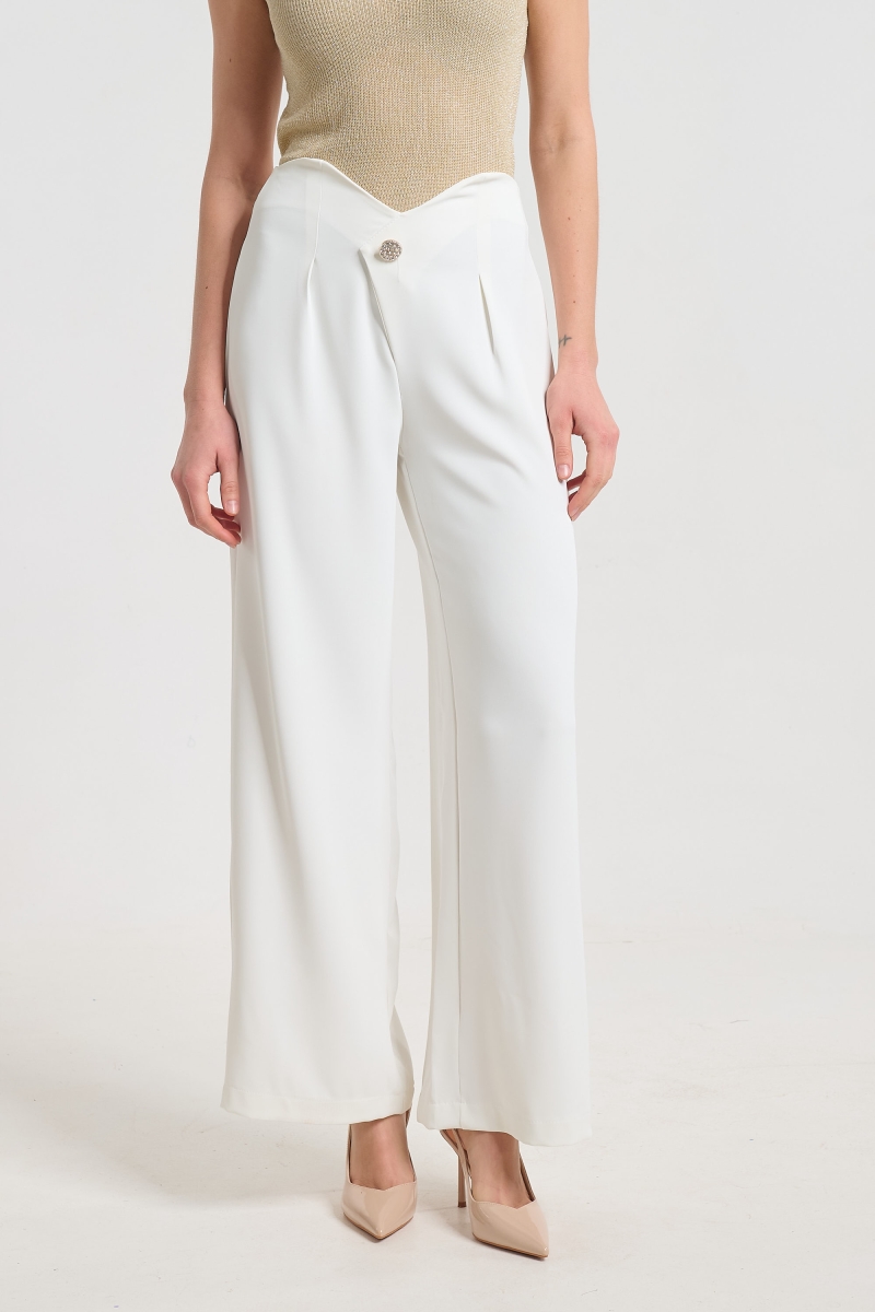 Παντελόνα Ψηλόμεση Με Διακοσμητικό Κουμπί Kellys