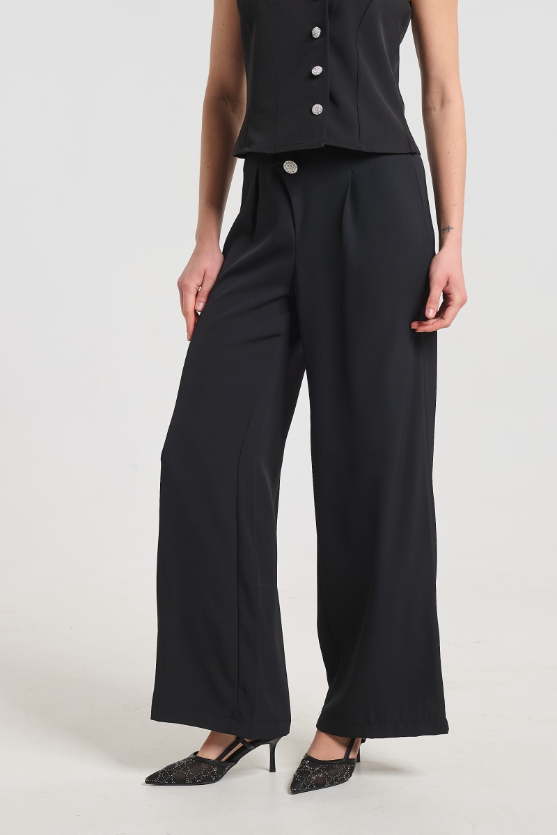 Παντελόνα Ψηλόμεση Με Διακοσμητικό Κουμπί Kellys