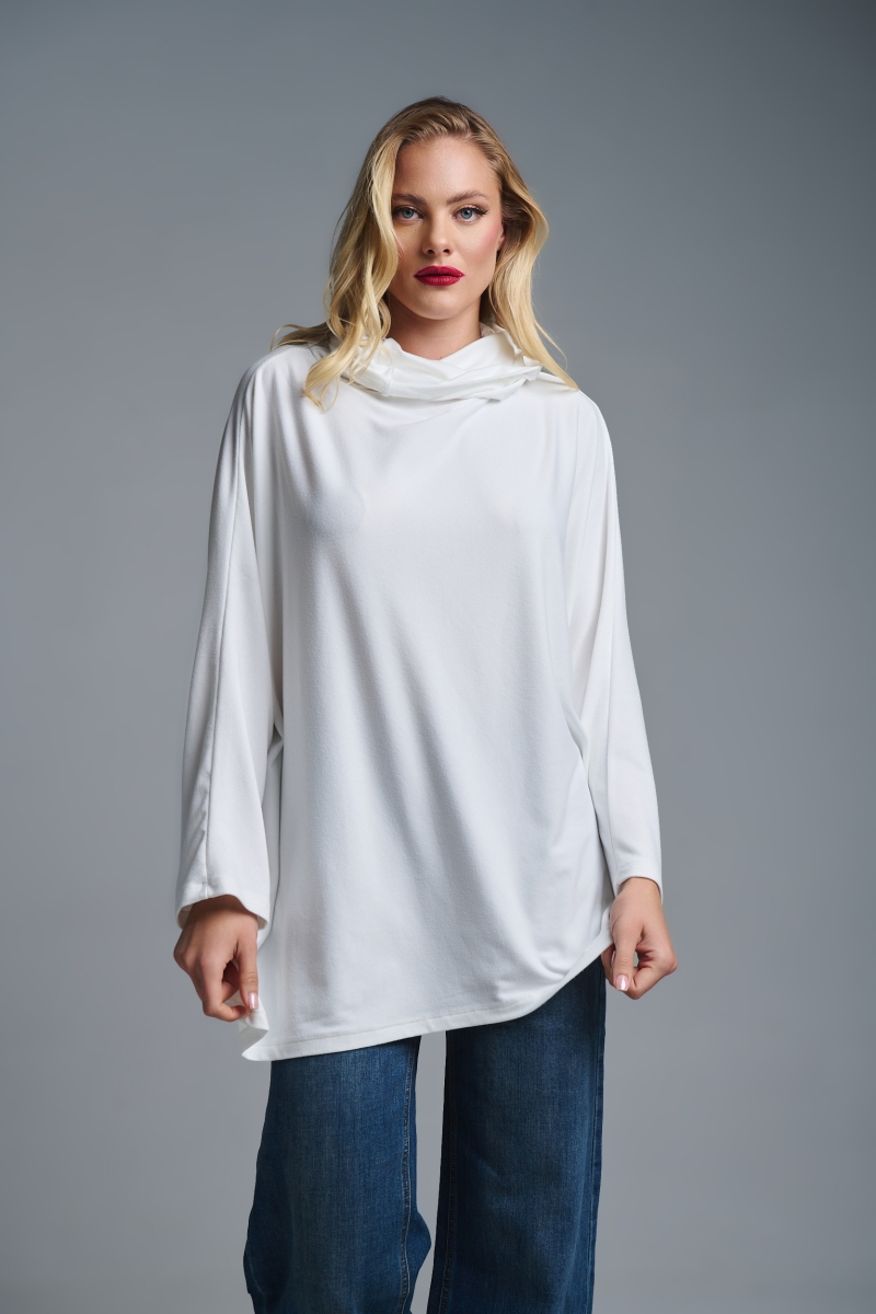 Μπλούζα Oversized Με Χαλαρό Ζιβάγκο Kellys