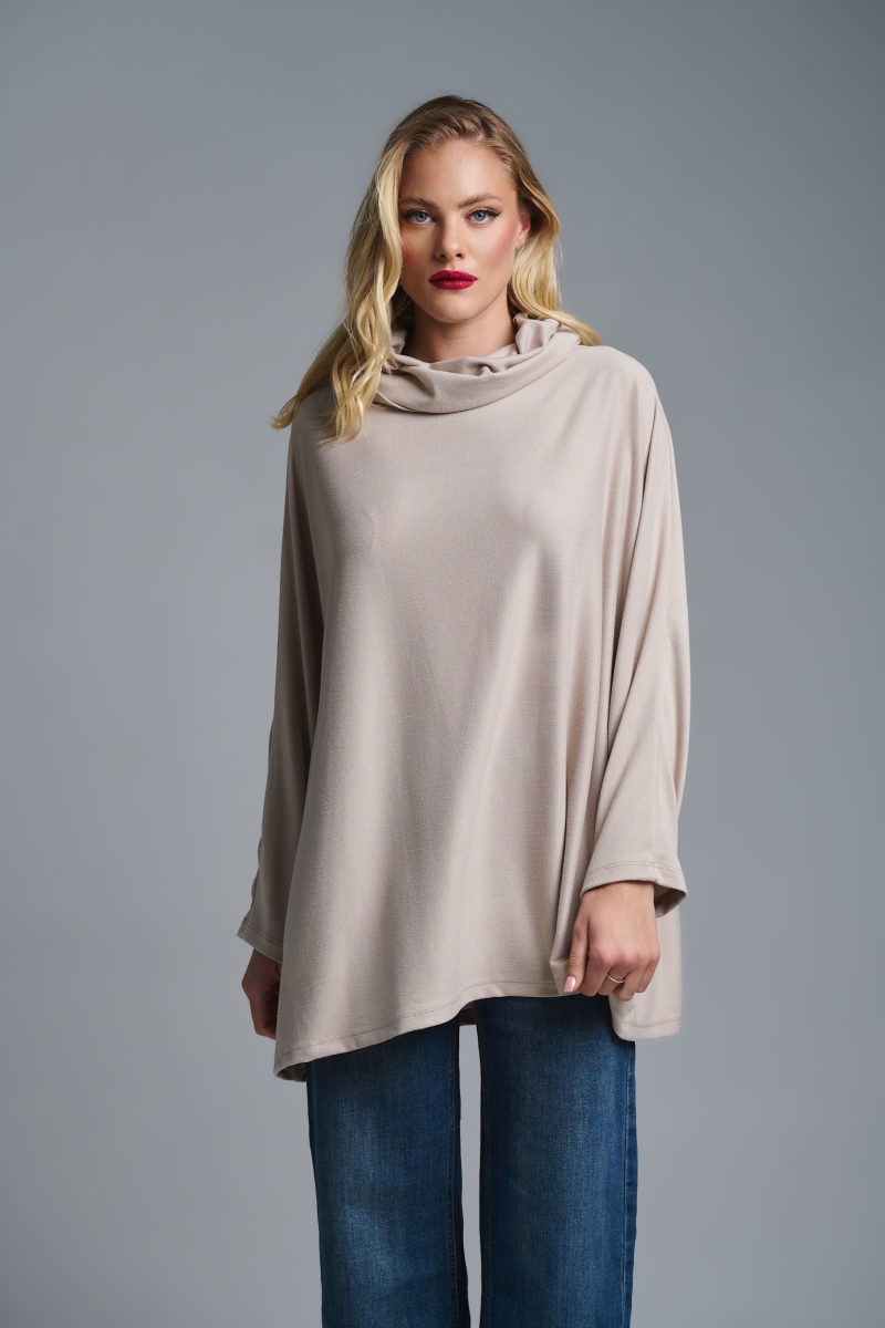 Μπλούζα Oversized Με Χαλαρό Ζιβάγκο Kellys