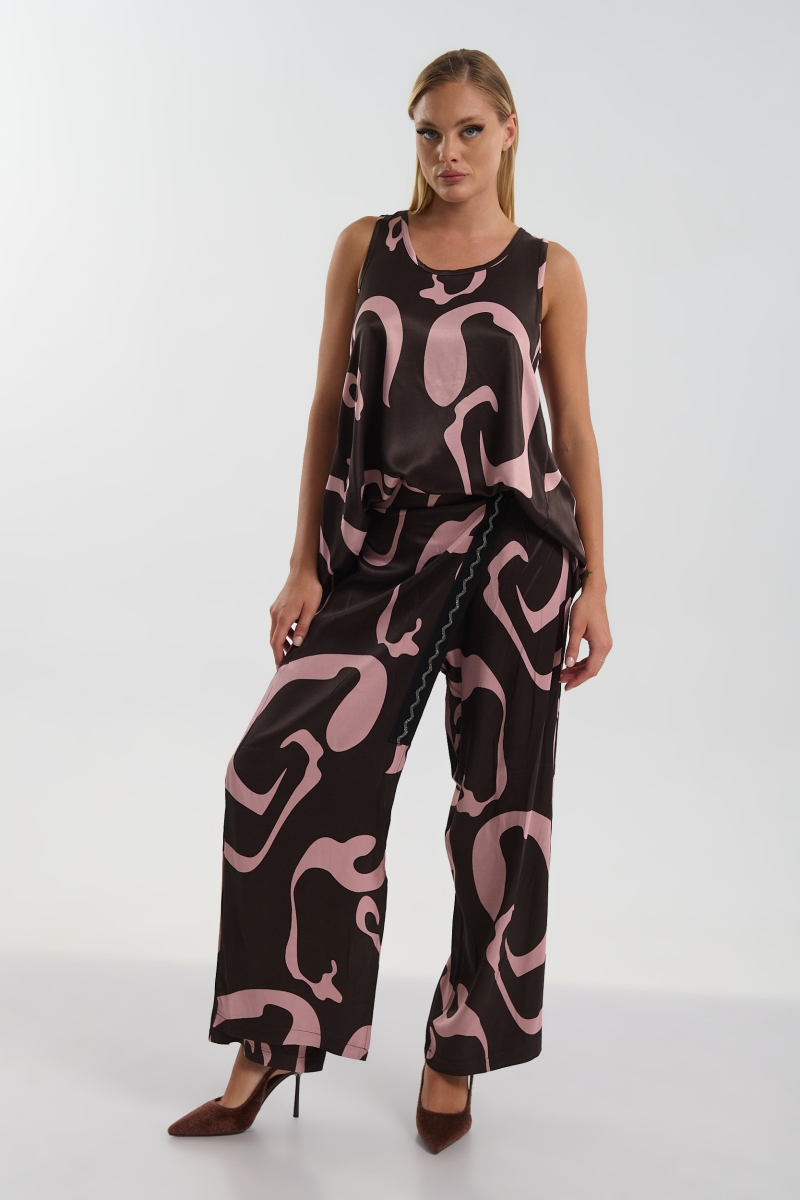 Women’s Pareo Pants with Golden Trim Kelly’s Made in Greece