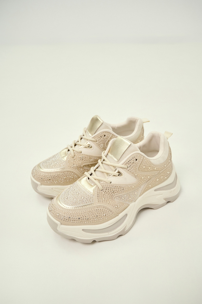 Chunky Sneakers with Strass