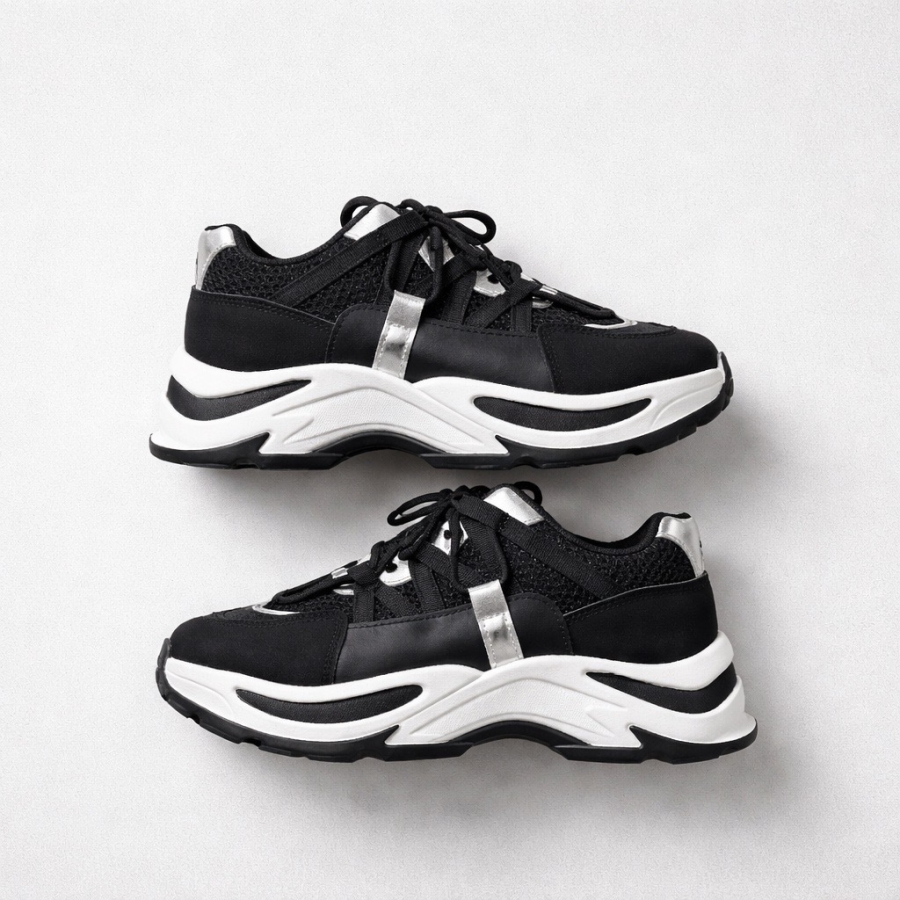 Chunky Sneakers with White Sole