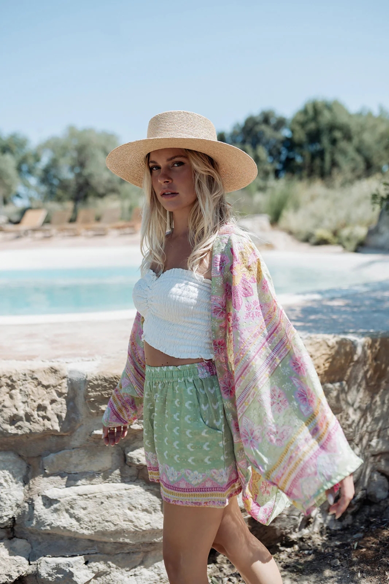 PITI CUITI Green Floral Co-ord Set
