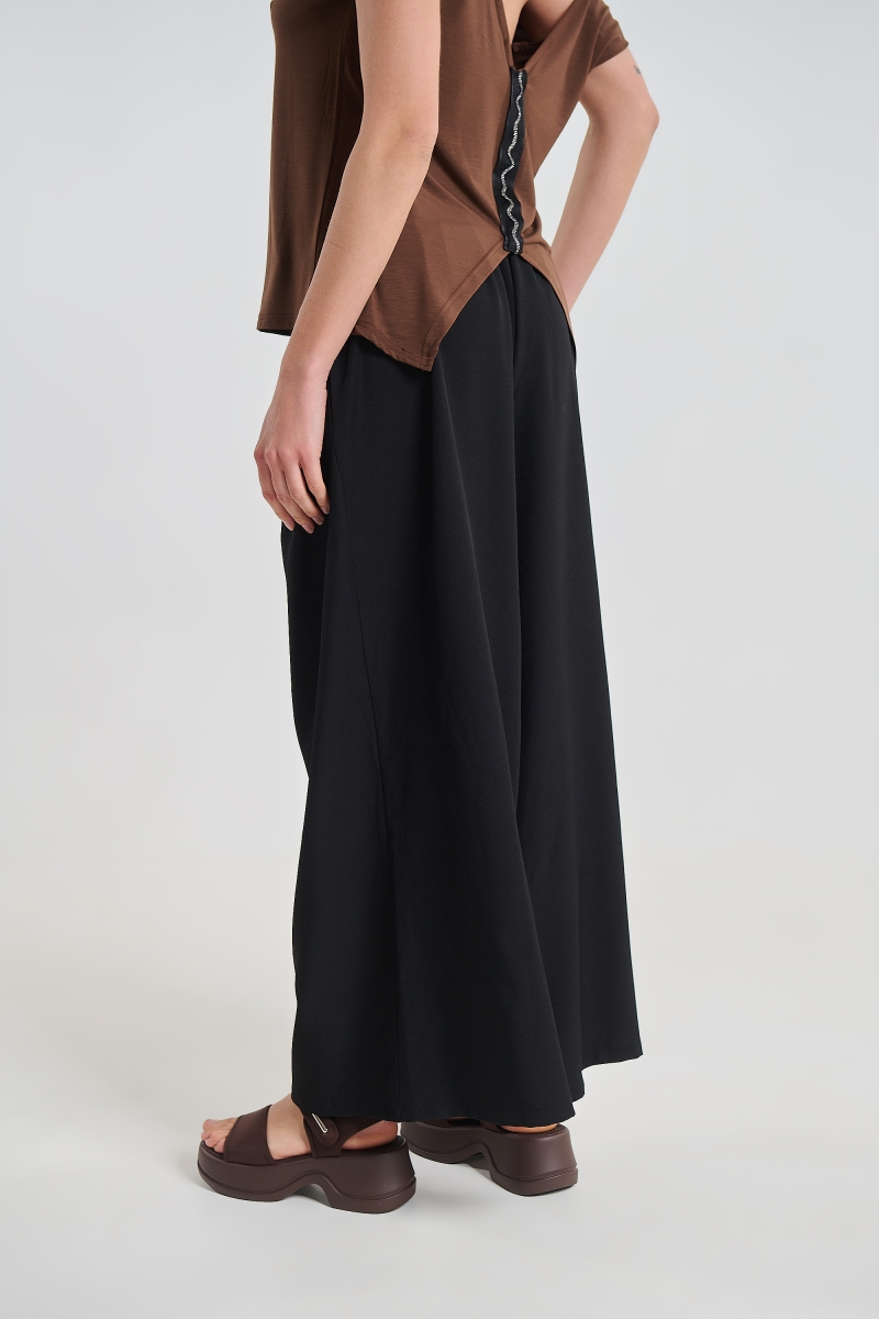Belted Wide Leg Pants Minimal Chic