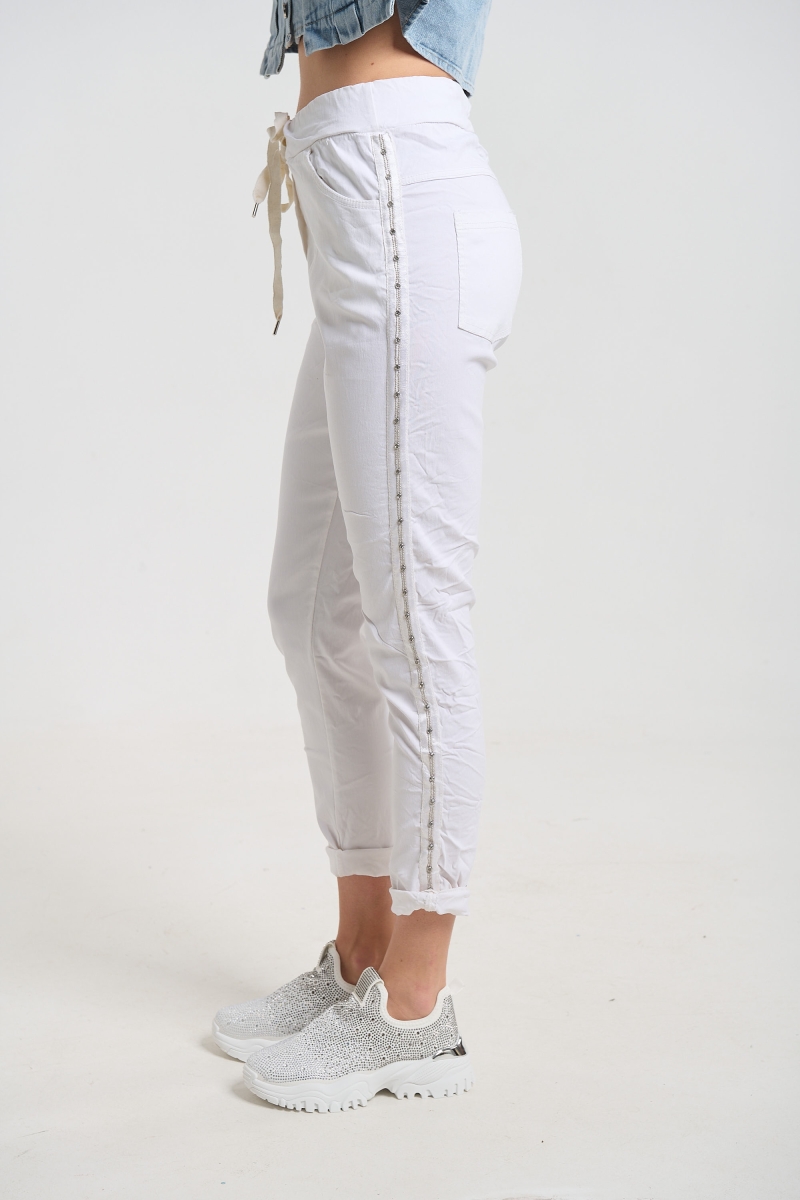 Παντελόνι Ελαστικό Με Strass Τρέσα