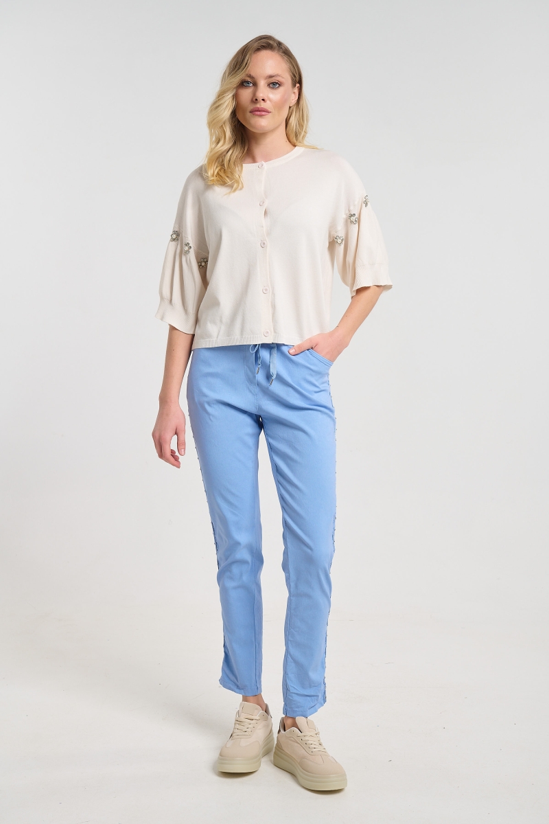 Παντελόνι Ελαστικό Με Strass Τρέσα