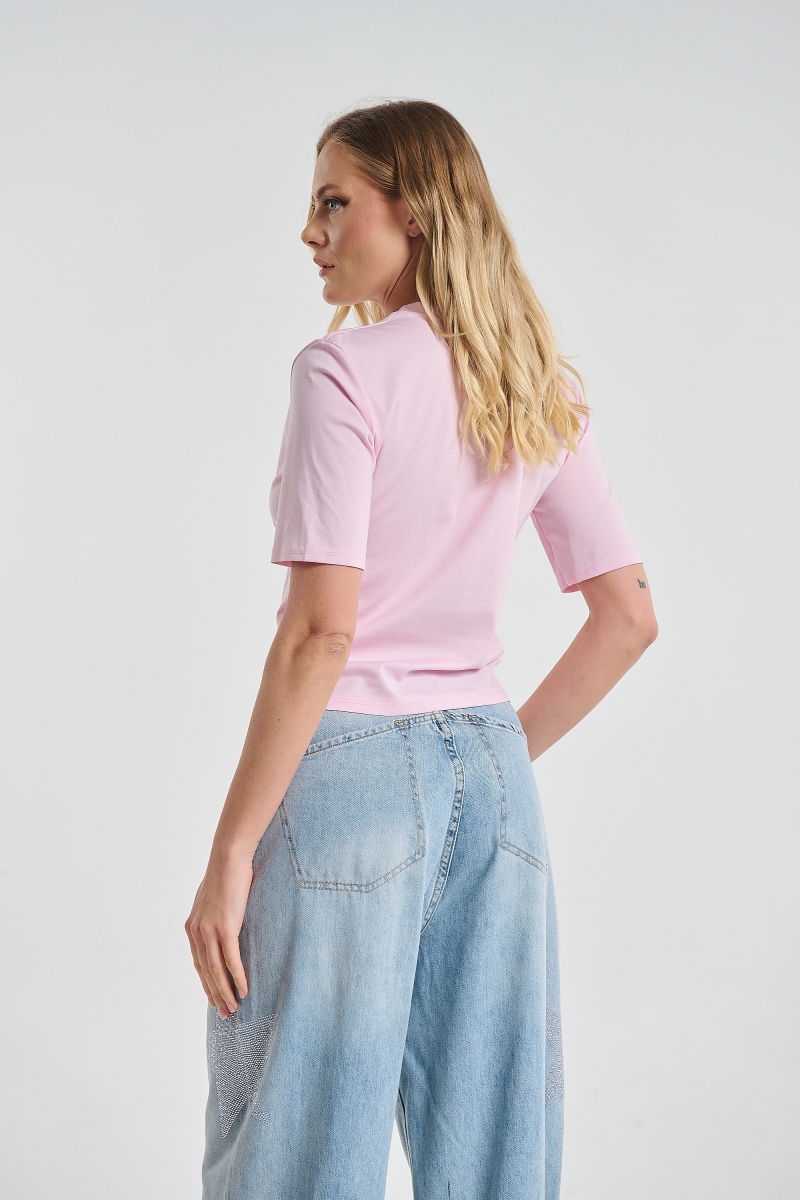 Top With Corset Seam Detail