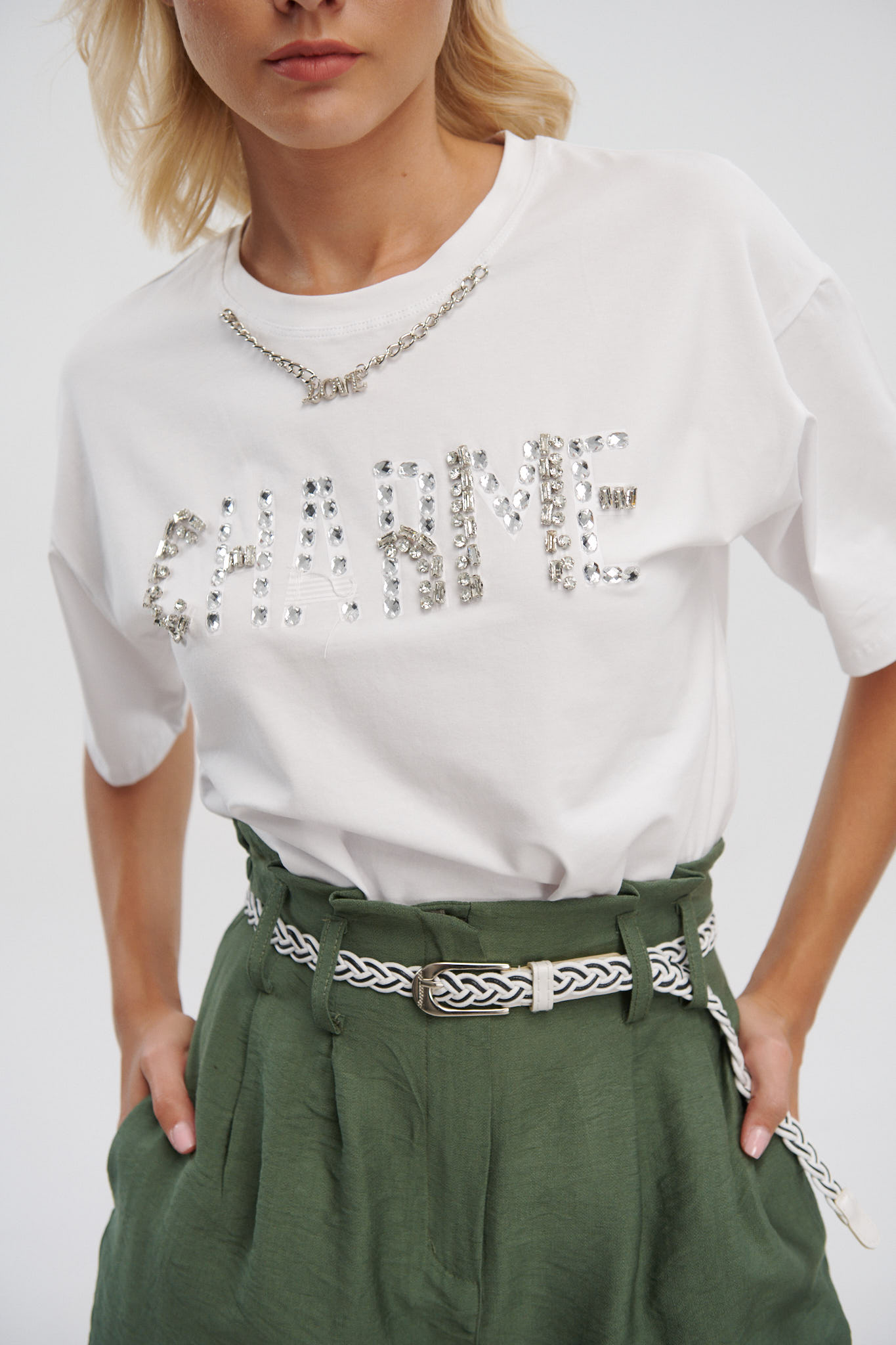  T-Shirt CHARME Με Στρας 2025