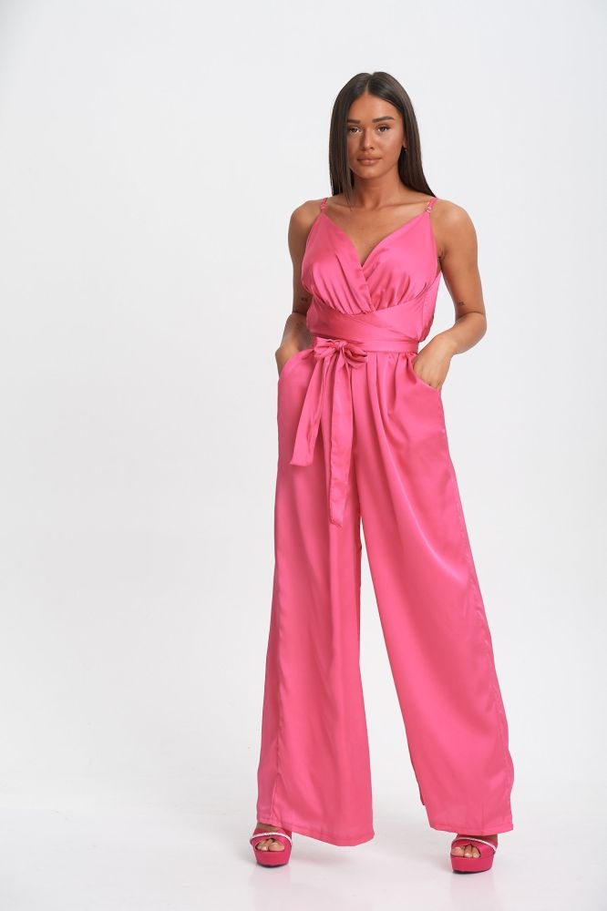 Satin Wrapped Jumpsuit