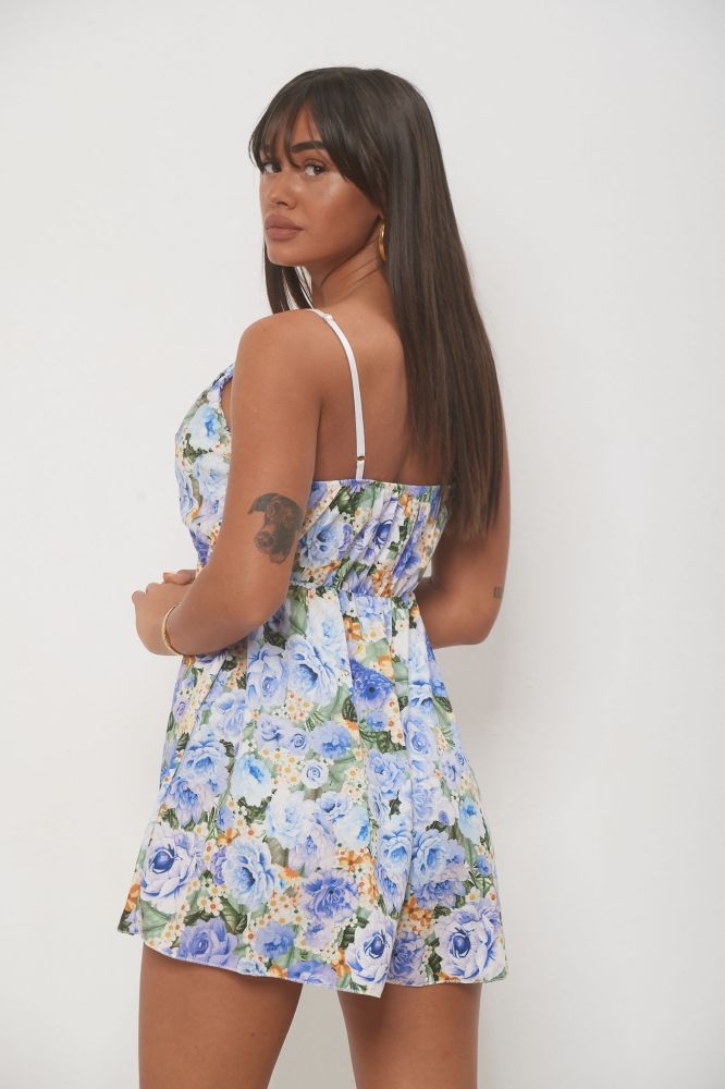 Roses Print Overall