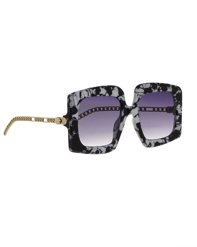 Black And White Turtoiseshell Sunglasses
