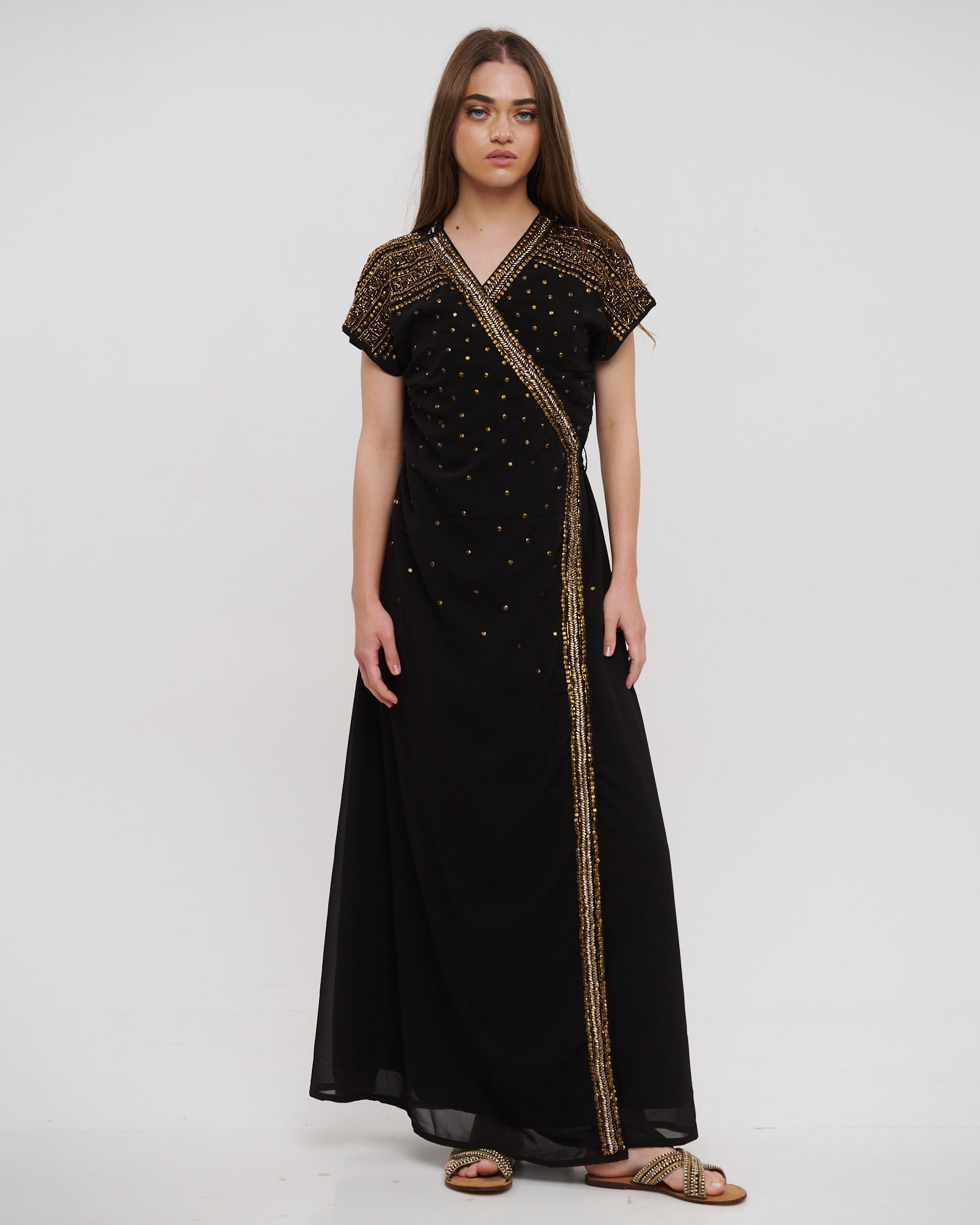 Wrapped Long Dress BLE RESORT COLLECTION