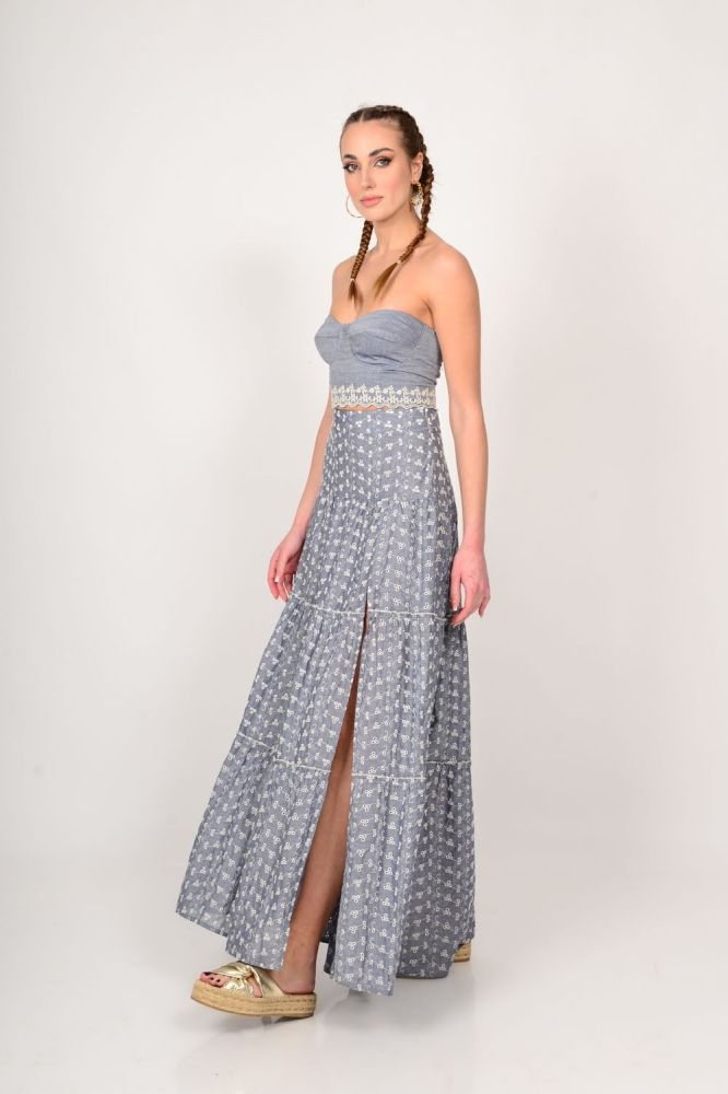 Maxi Skirt With Embroidery WECOSS