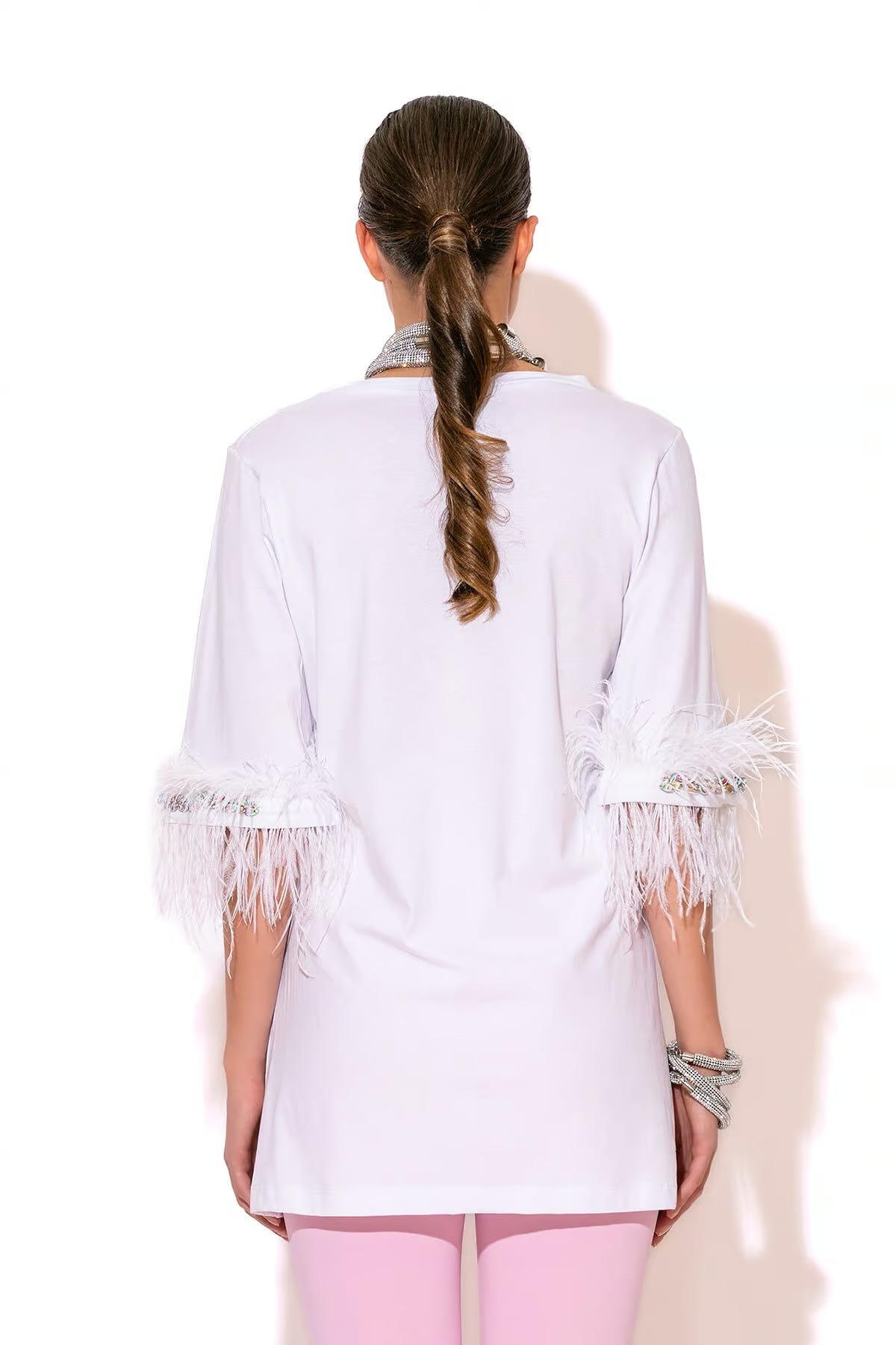 Blouse With Feathers CTHROU