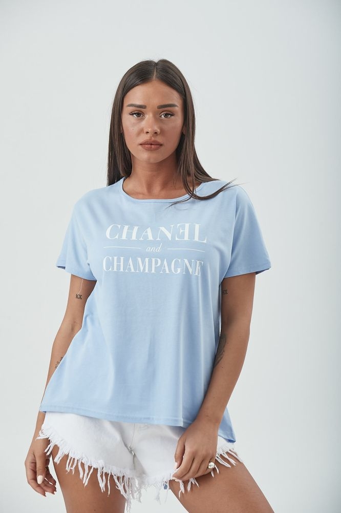 T-Shirt Printed Champagne