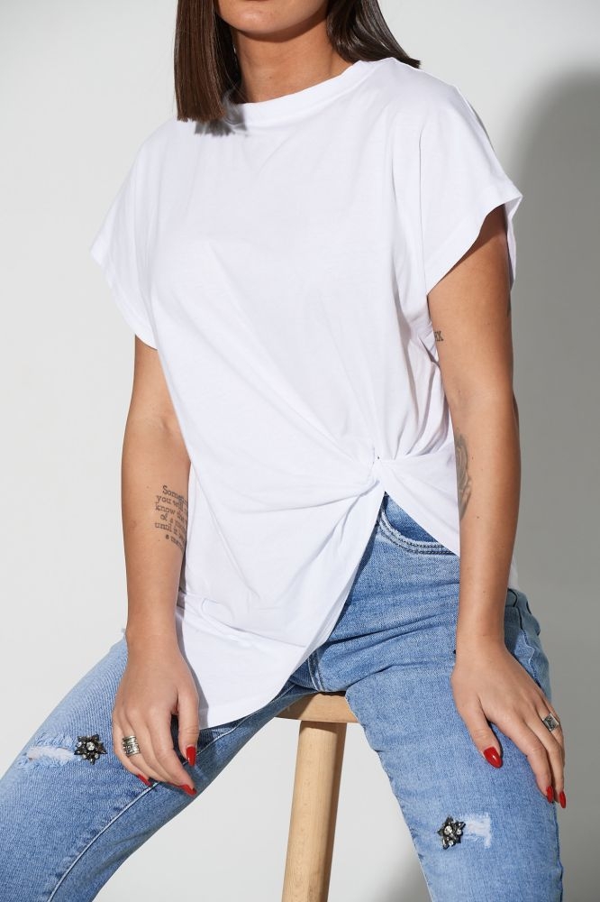 T-Shirt With Side Knot
