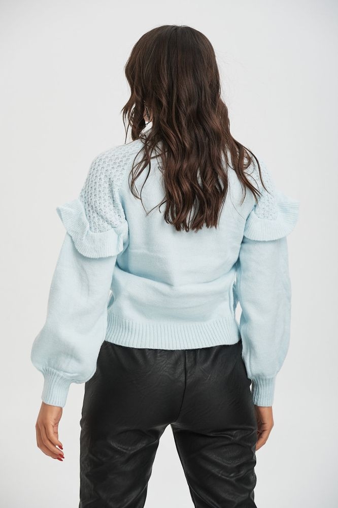 Sweater With Ruffles