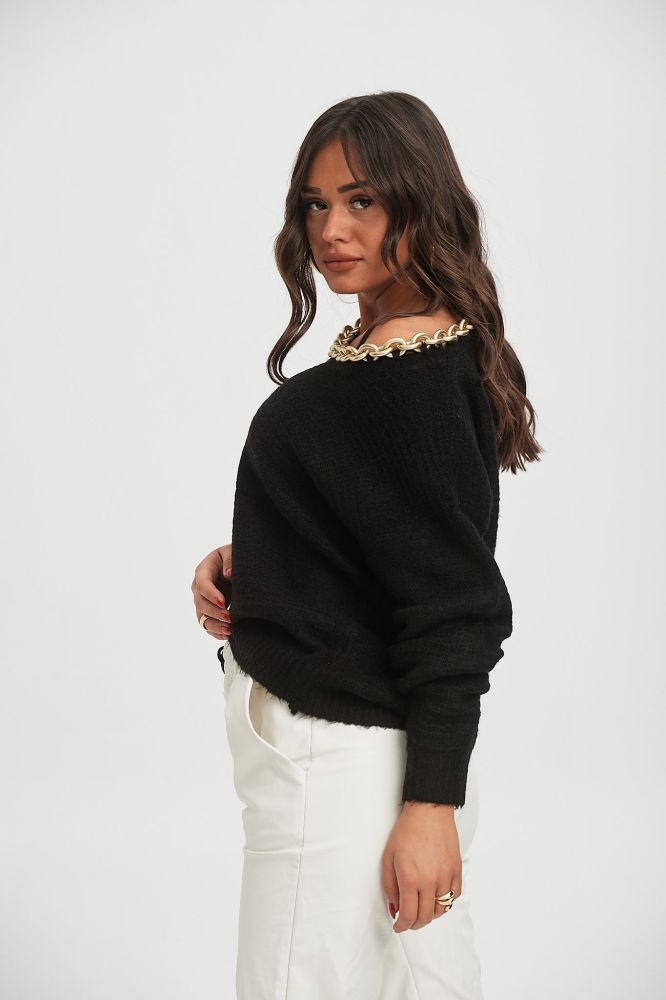 Sweater With Chain