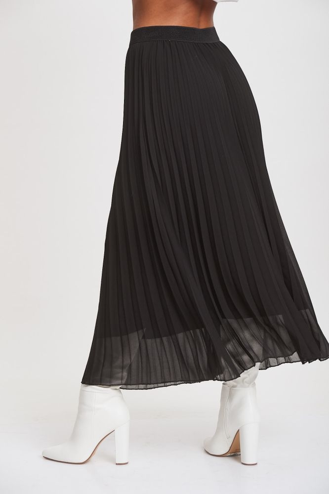Pleated Midi Skirt 