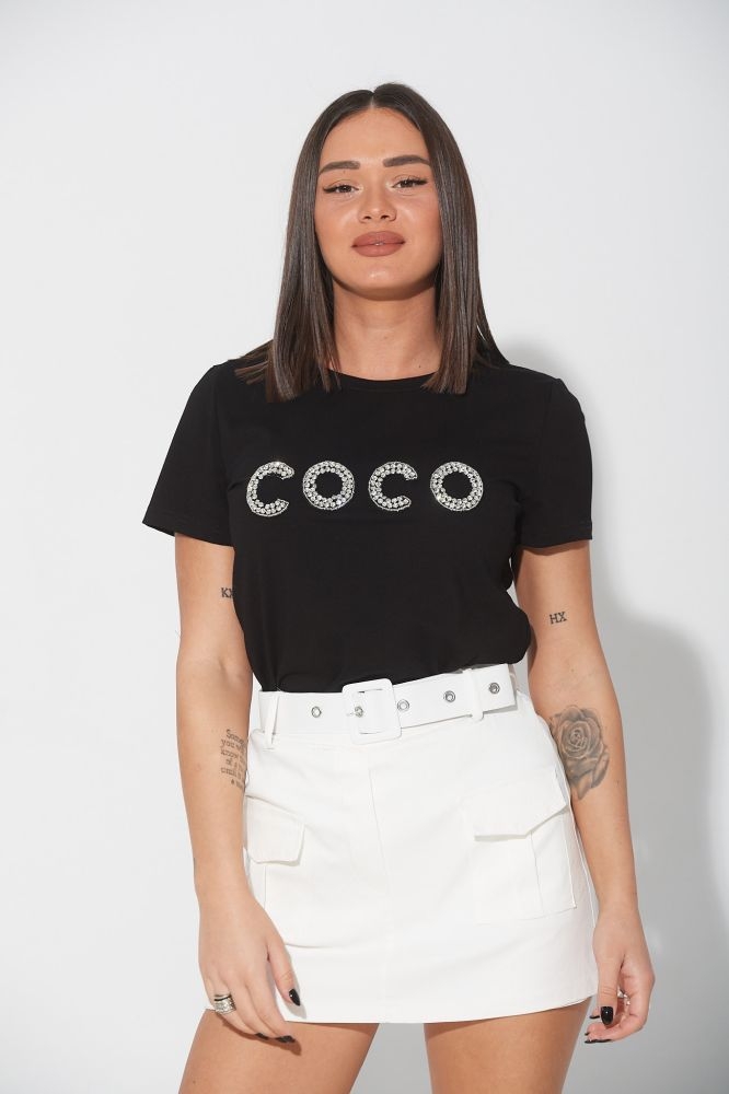 T-Shirt Coco Με Στρας