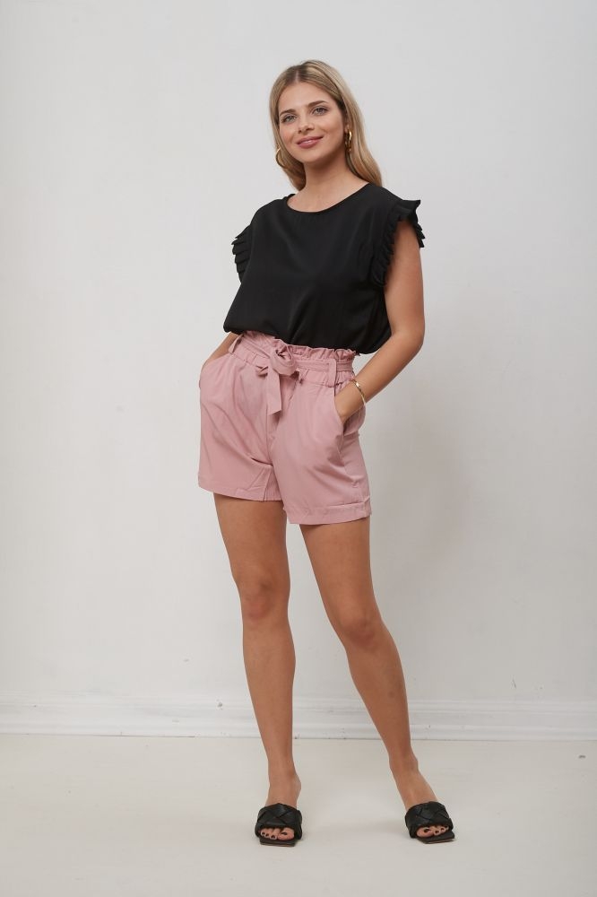 Shorts With Belt 