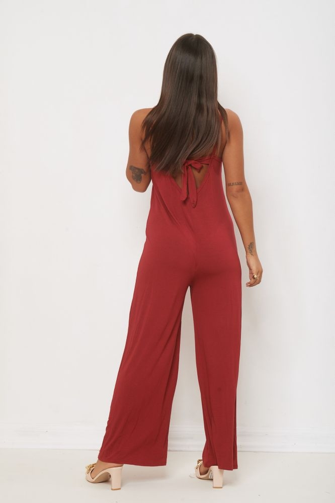 Jumpsuit With Open Back 