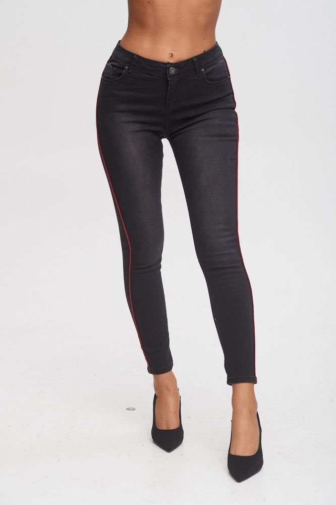Pants With Red Detail