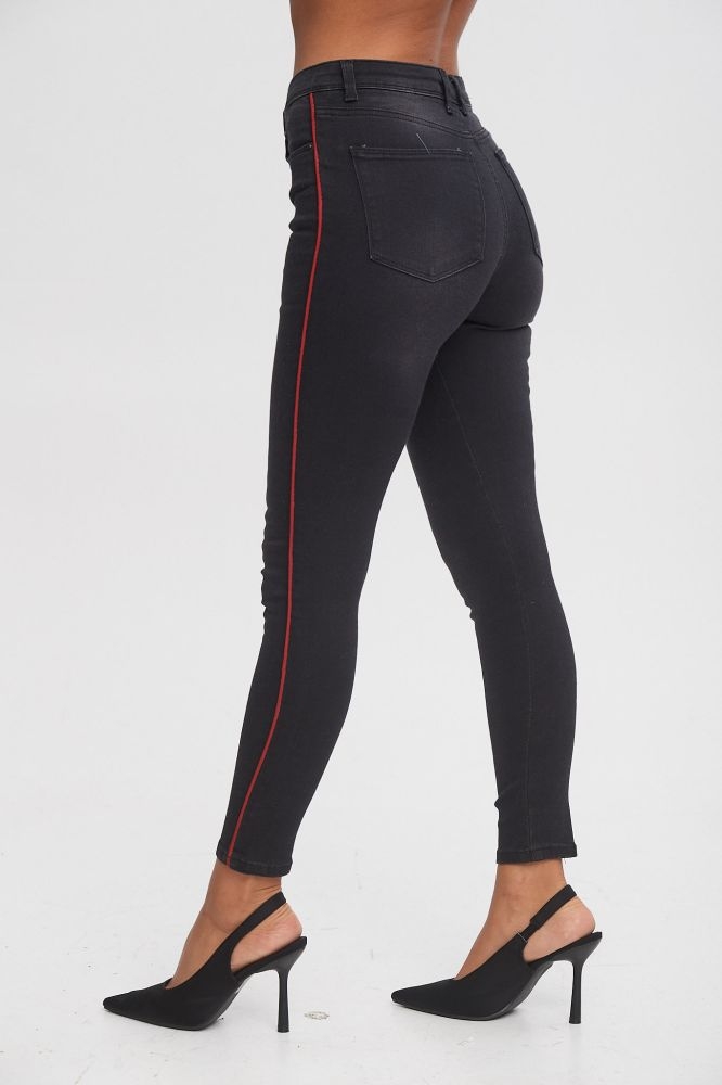 Pants With Red Detail