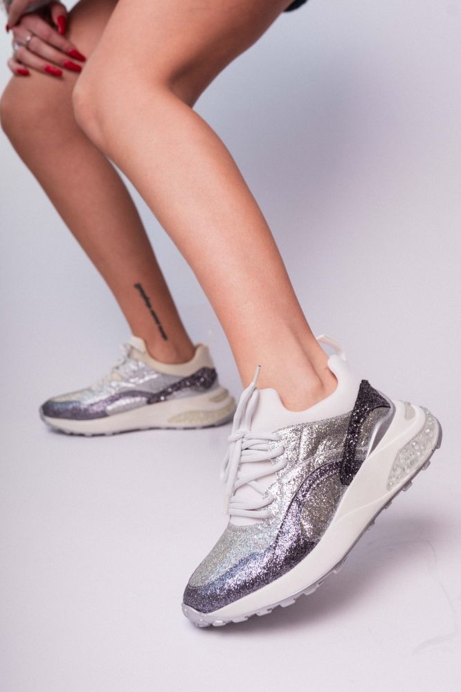 Glittery Two Coloured Sneakers