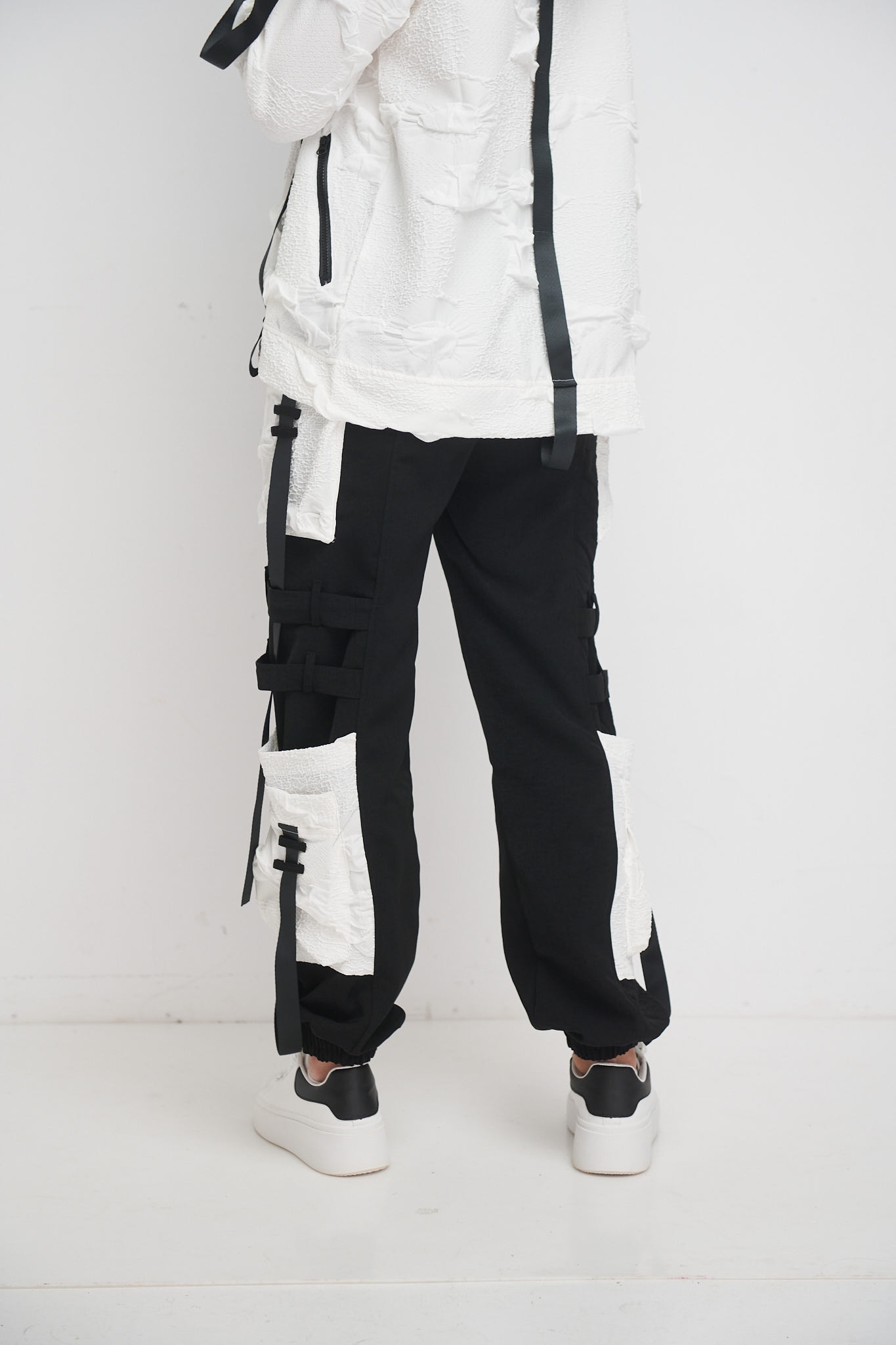 Cargo Pants With Hanging Belts