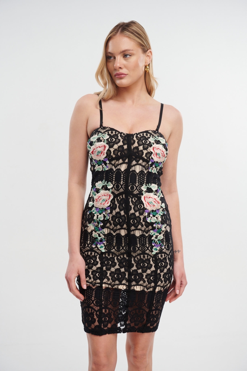 Lacy Dress With Flowers