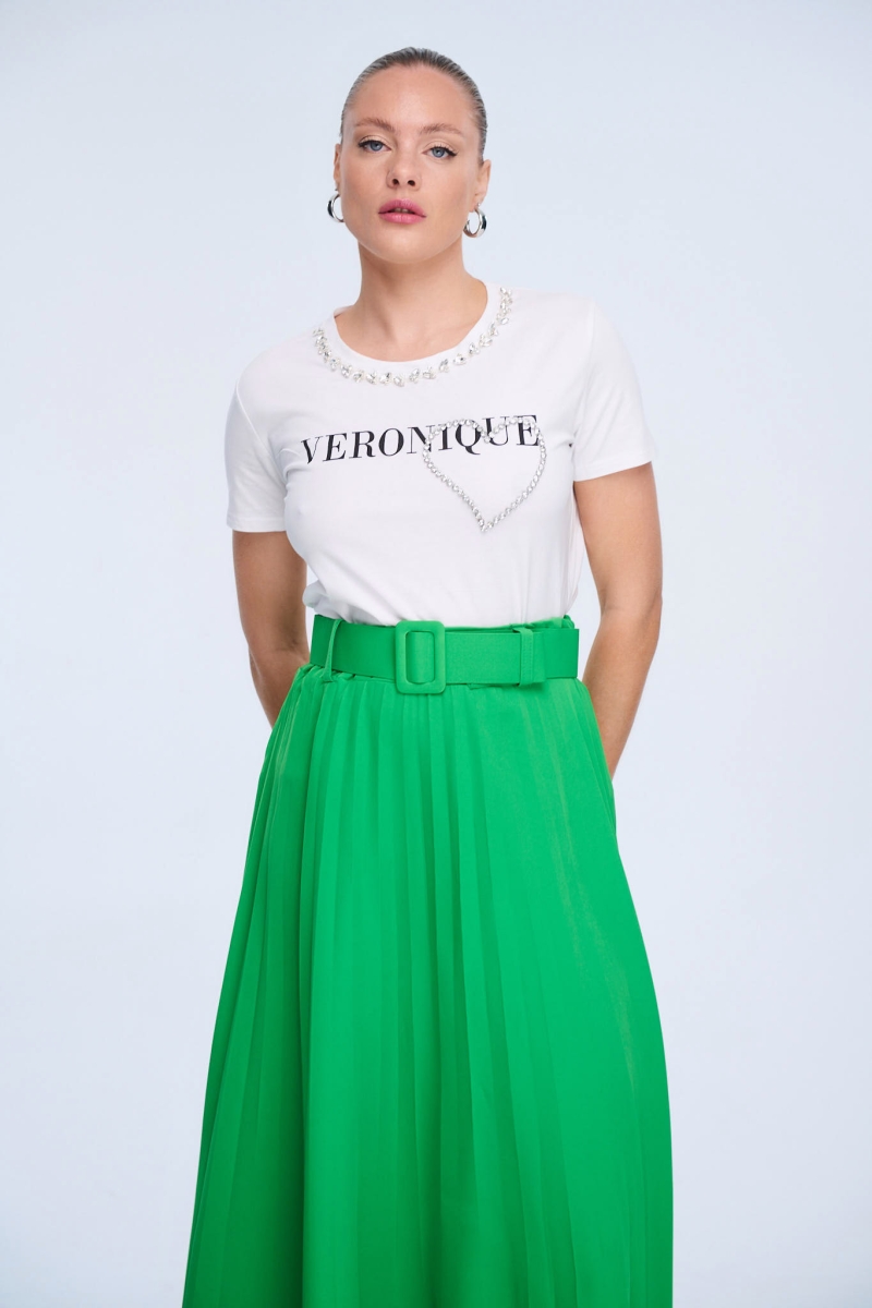T-Shirt Veronique With Rhinestones