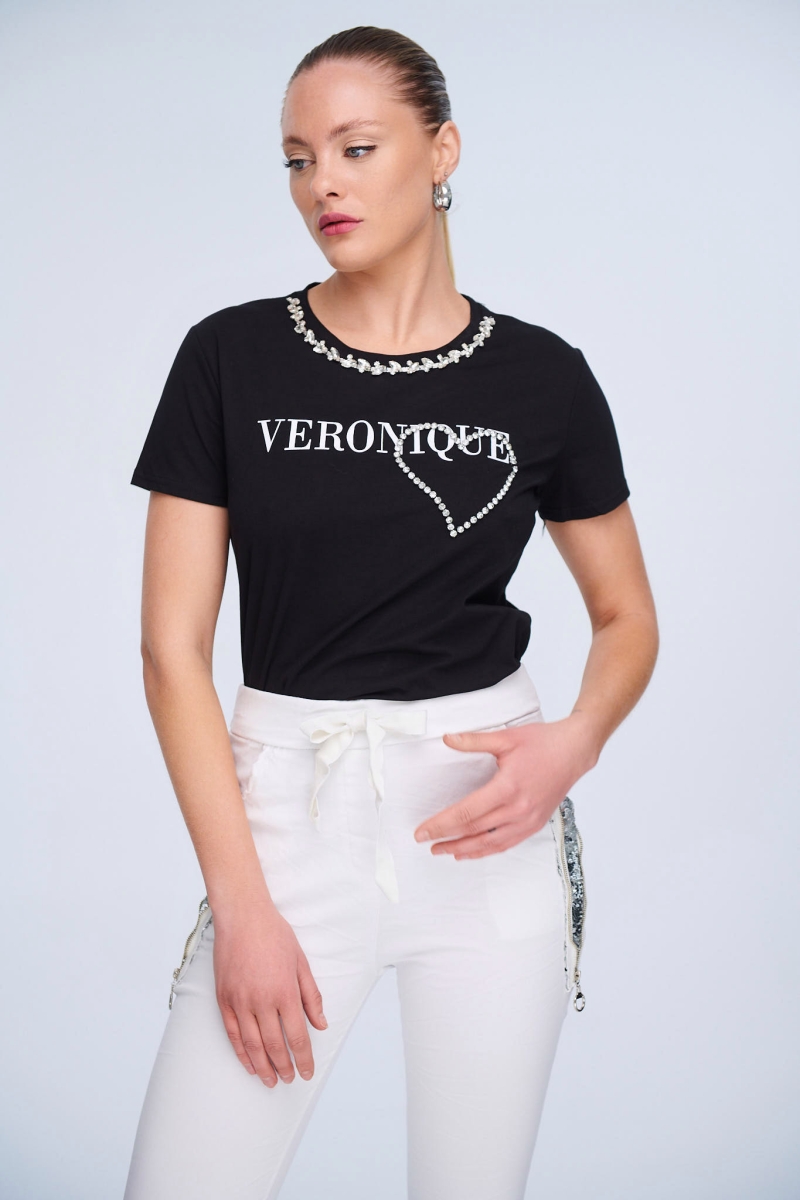 T-Shirt Veronique Με Στρας