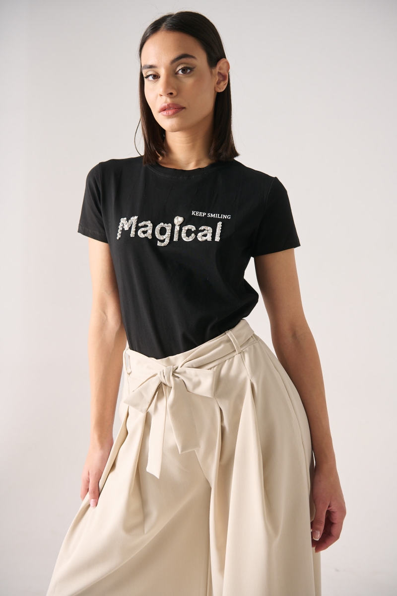 T-Shirt Magical Με Στρας