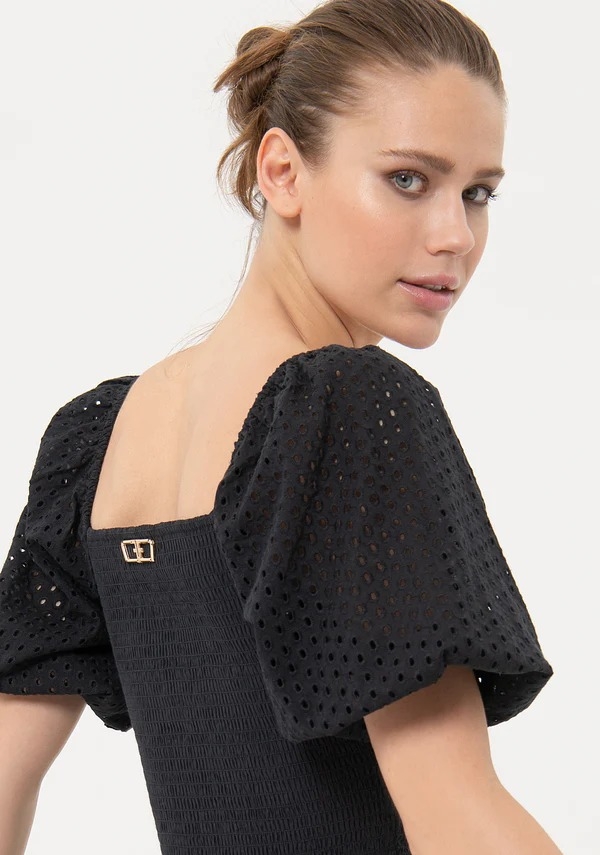 Top With Lacy Sleeves FRACOMINA
