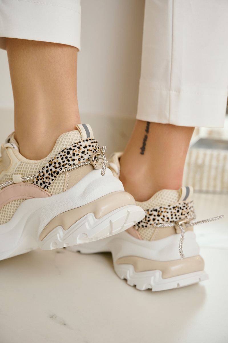 Sneakers With Leopard Print